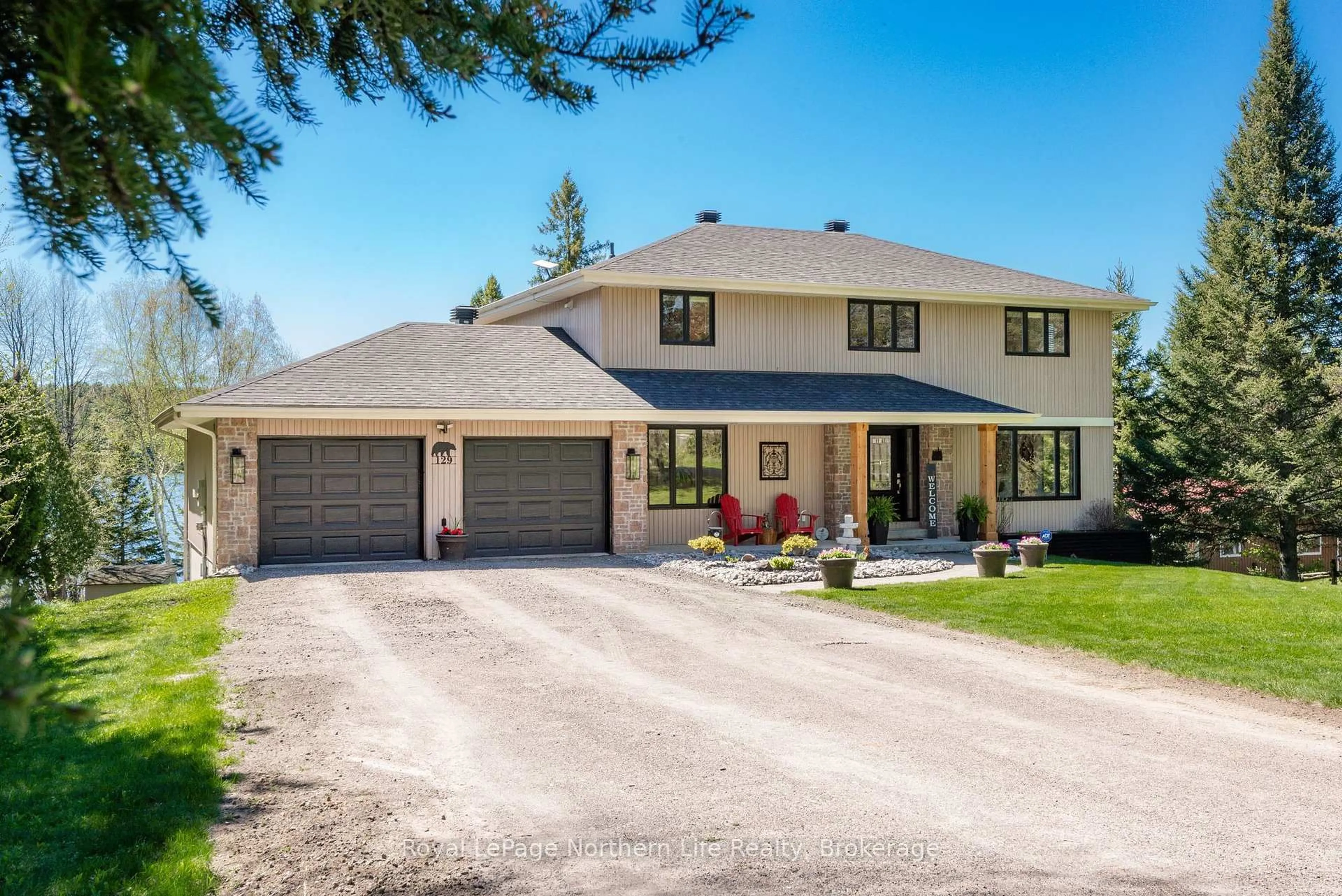 Home with brick exterior material, street for 129 BLANCHE Rd, East Ferris Ontario P0H 1B0