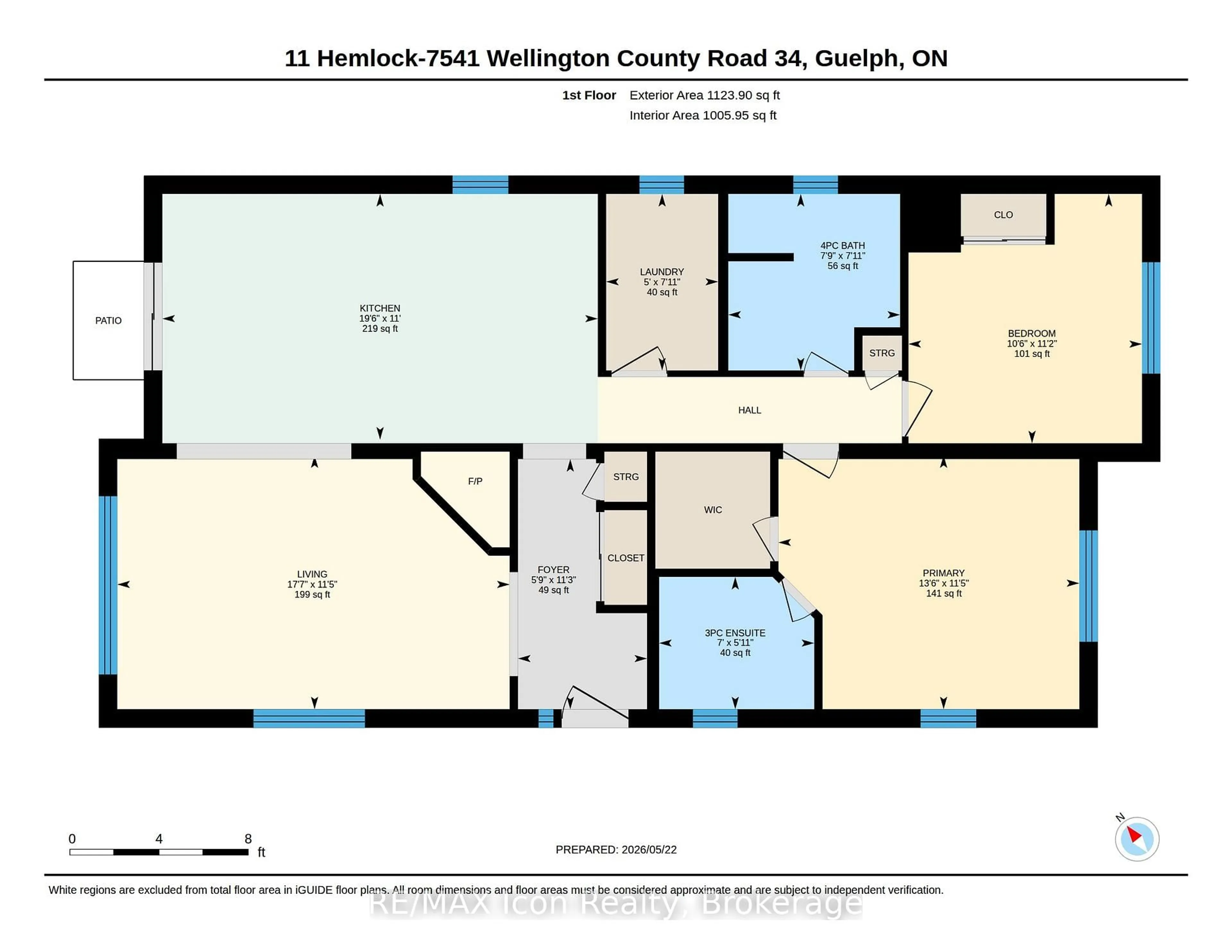 Floor plan for 11 Hemlock Cres, Puslinch Ontario N0B 2J0