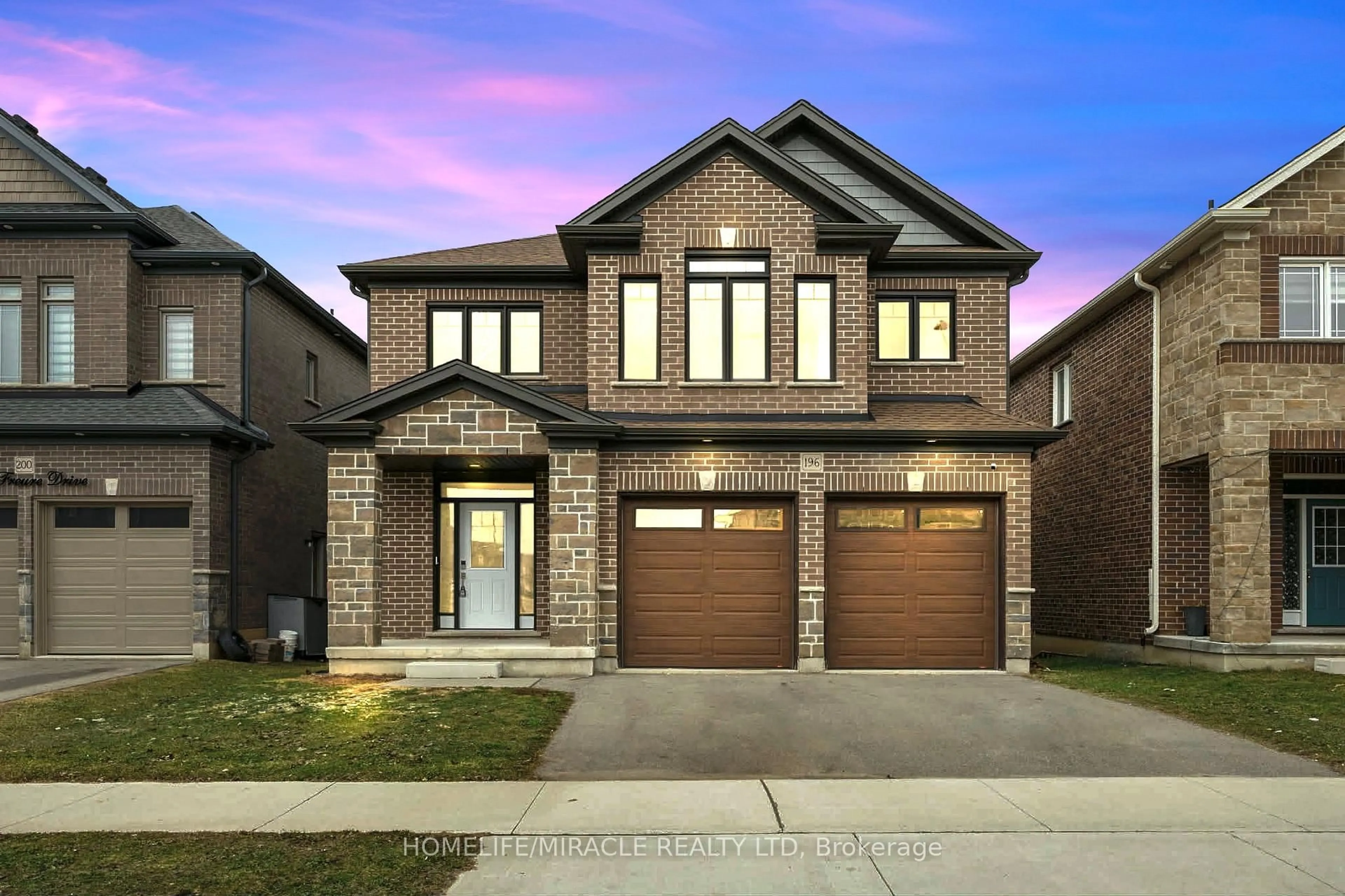 Home with brick exterior material, street for 196 Freure Dr, Cambridge Ontario N1S 0A9