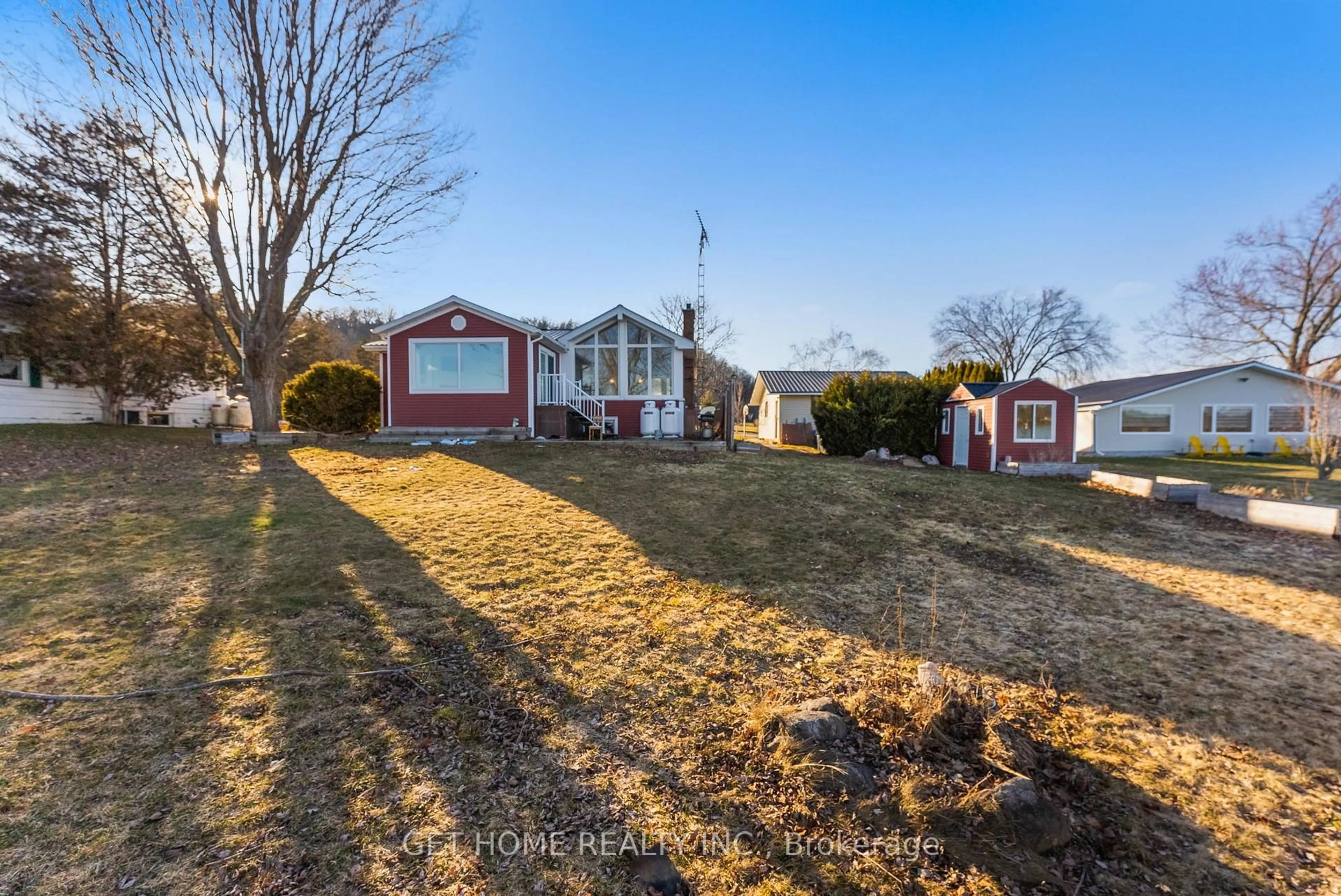 A pic from outside/outdoor area/front of a property/back of a property/a pic from drone, street for 52 Pats Lane, Prince Edward County Ontario K0K 2T0