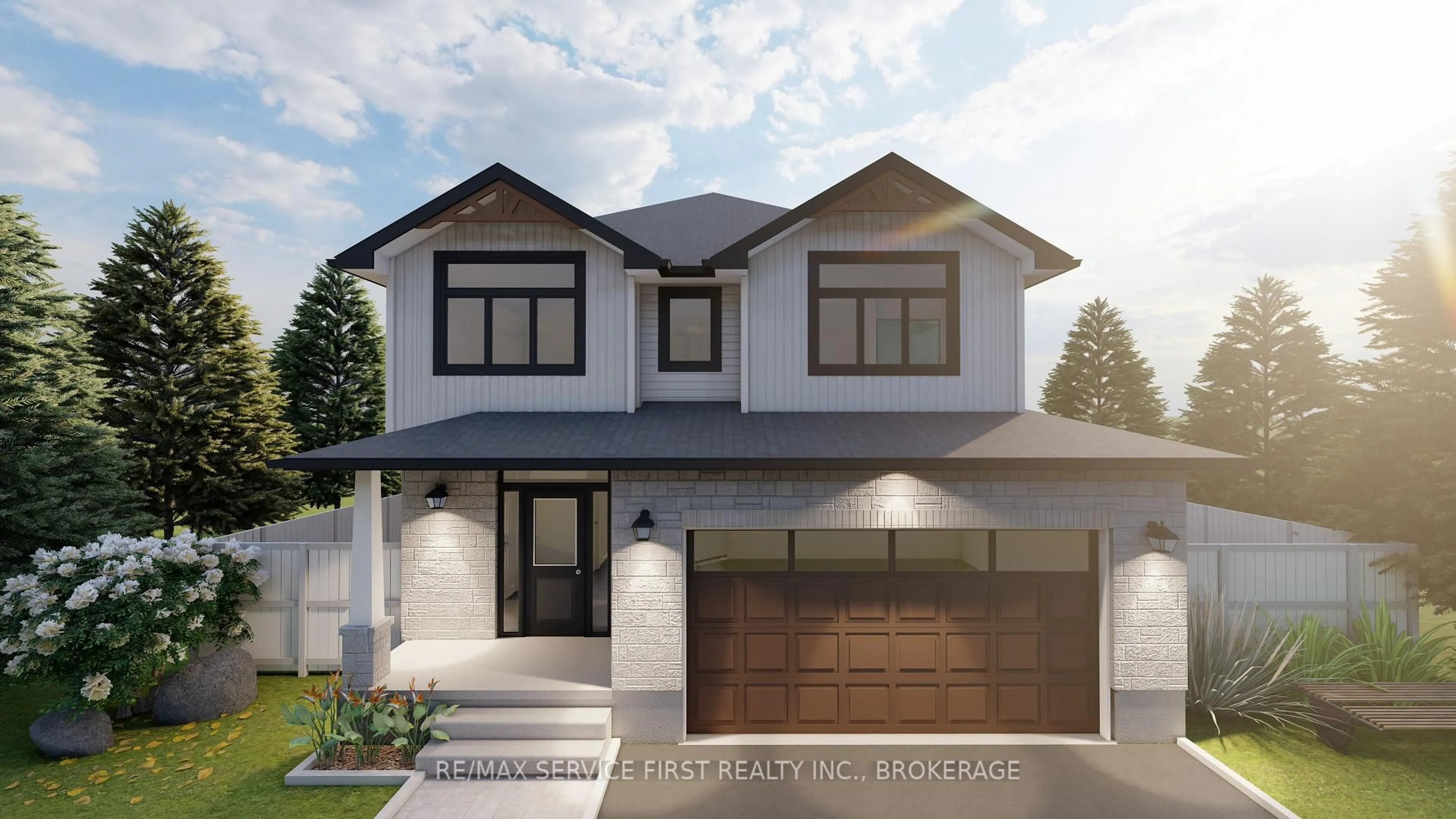 Home with brick exterior material, street for 1376 Woodfield Cres #Lot #E13, Kingston Ontario K7P 0T6