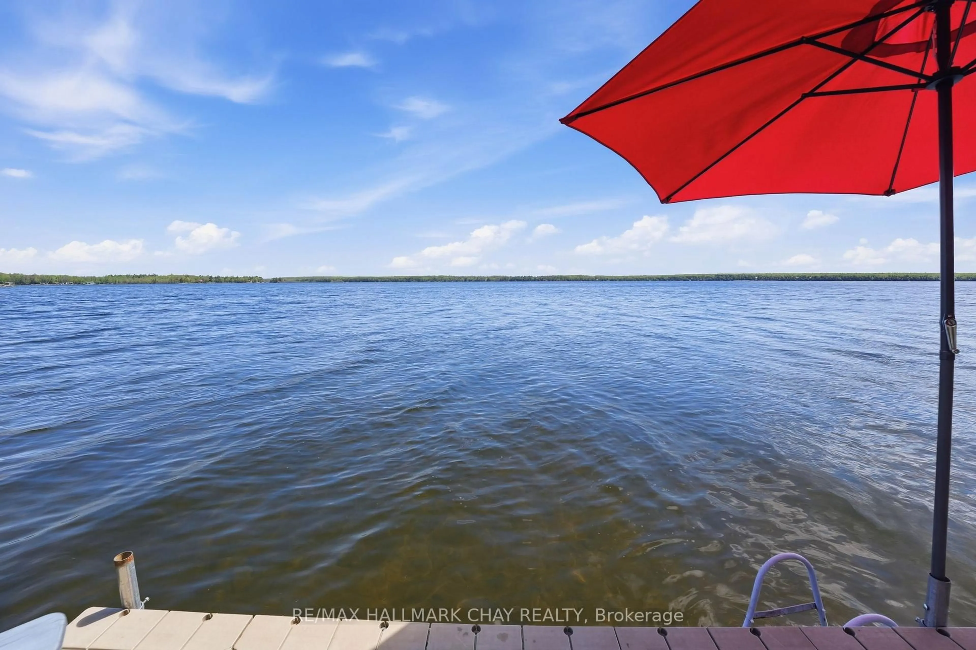 Patio, water/lake/river/ocean view for 18 Baker Blvd, Kawartha Lakes Ontario K0M 2B0