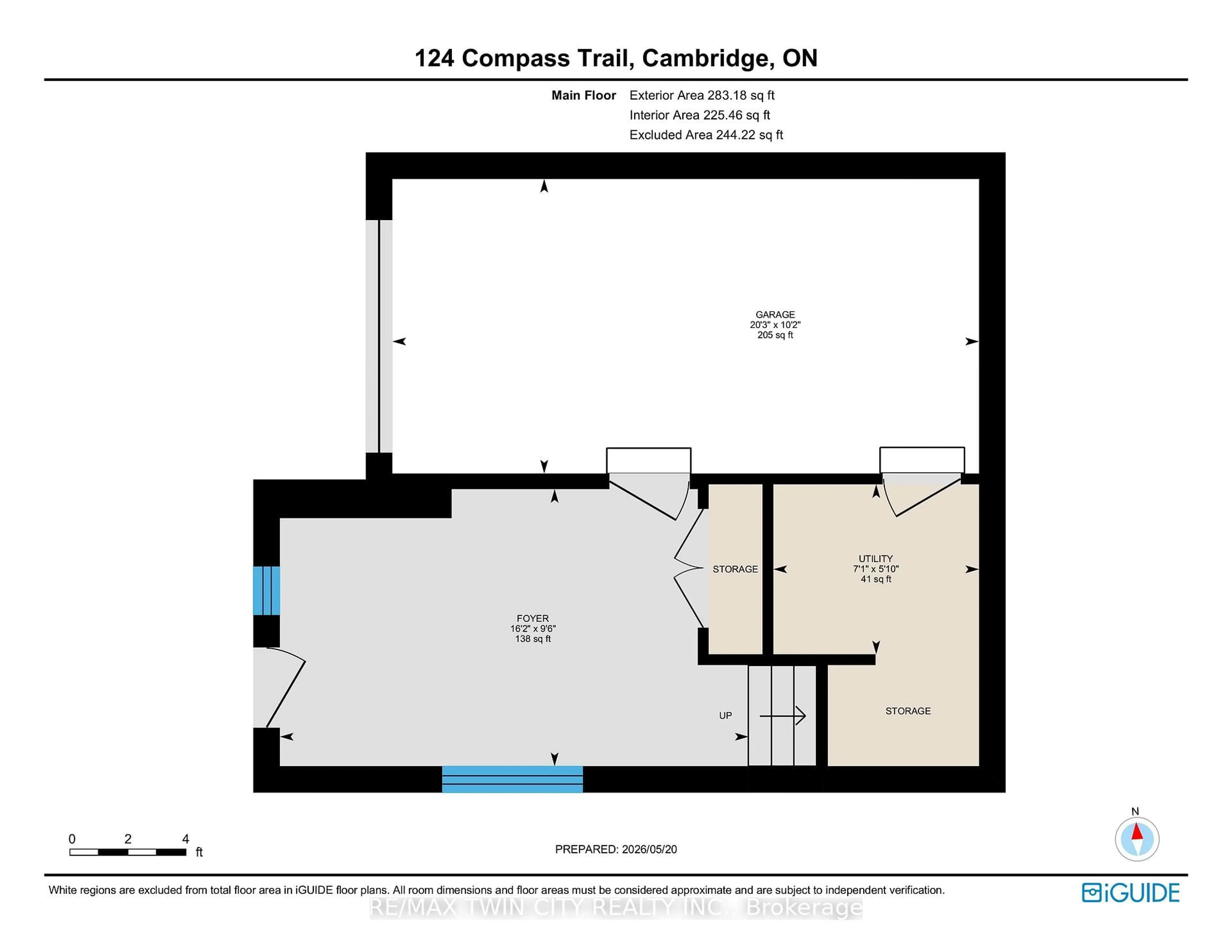 Floor plan for 124 Compass Tr #71, Cambridge Ontario N3E 0E3