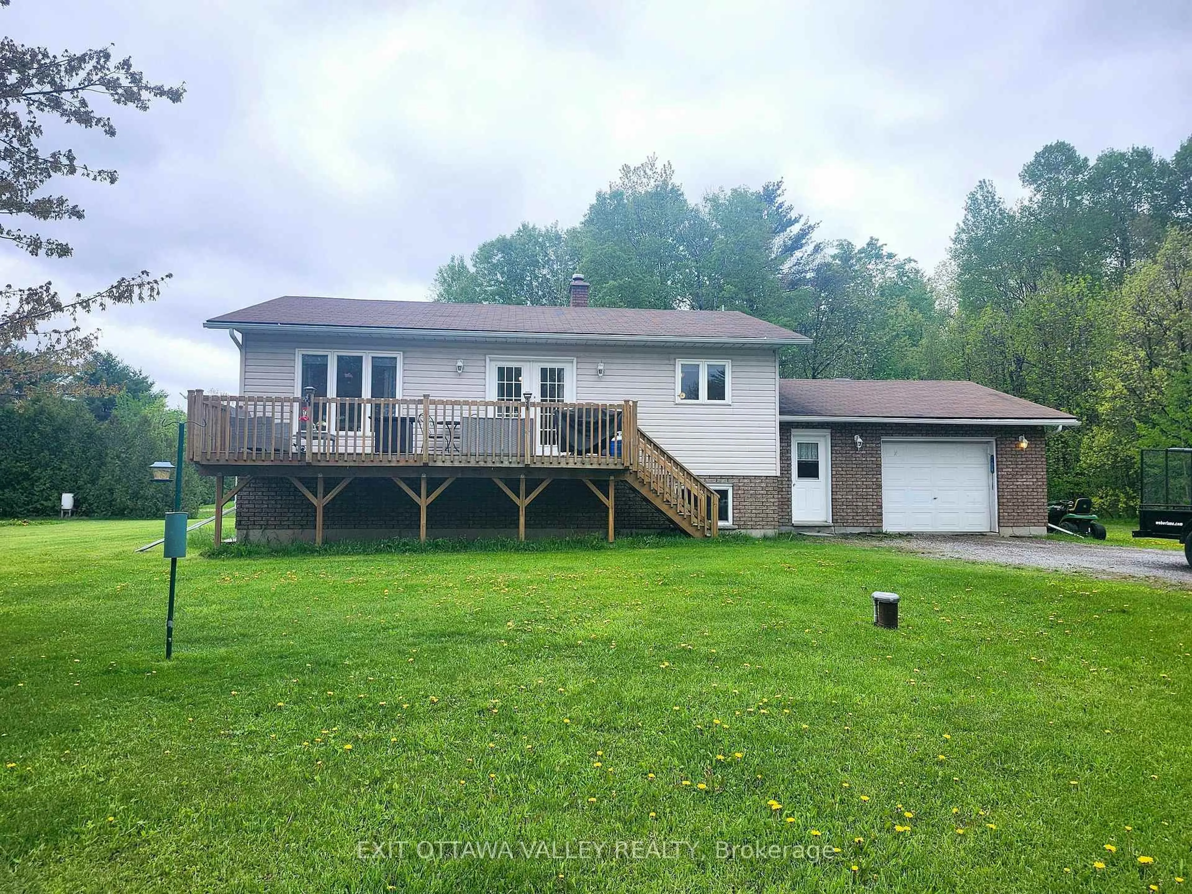 A pic from outside/outdoor area/front of a property/back of a property/a pic from drone, water/lake/river/ocean view for 2943 B Line Rd, Pembroke Ontario K8A 6W6