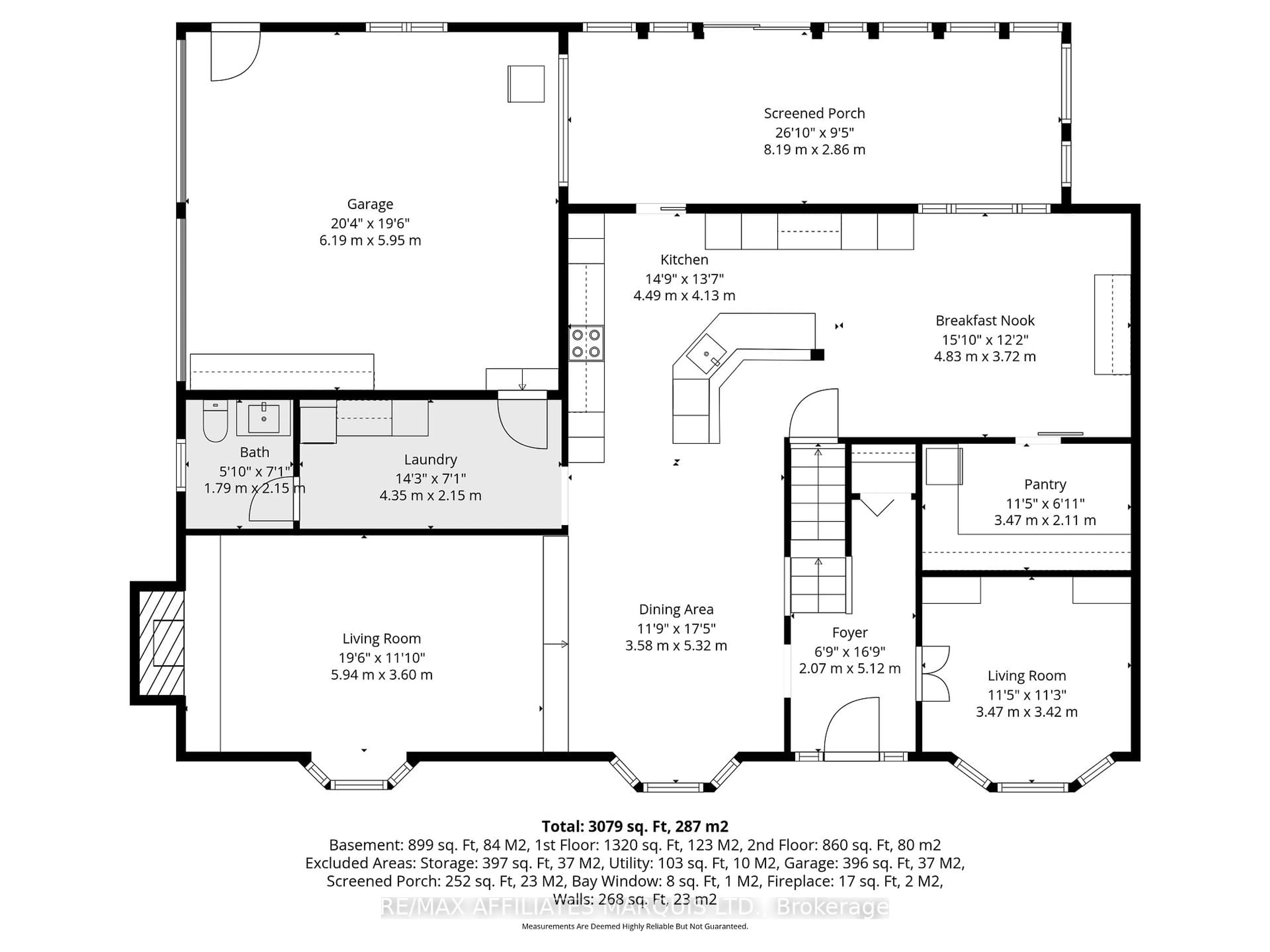 Floor plan for 18521 COUNTY ROAD 19 Rd, South Glengarry Ontario K0C 2J0
