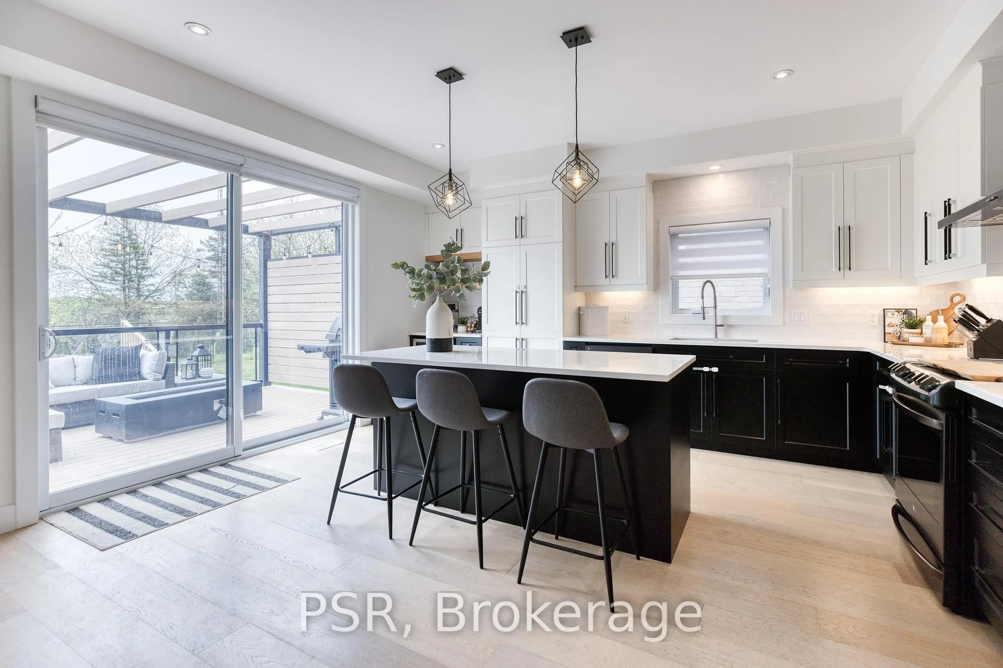 Contemporary kitchen, ceramic/tile floor for 577 Doonwoods Cres, Kitchener Ontario N2P 0E5