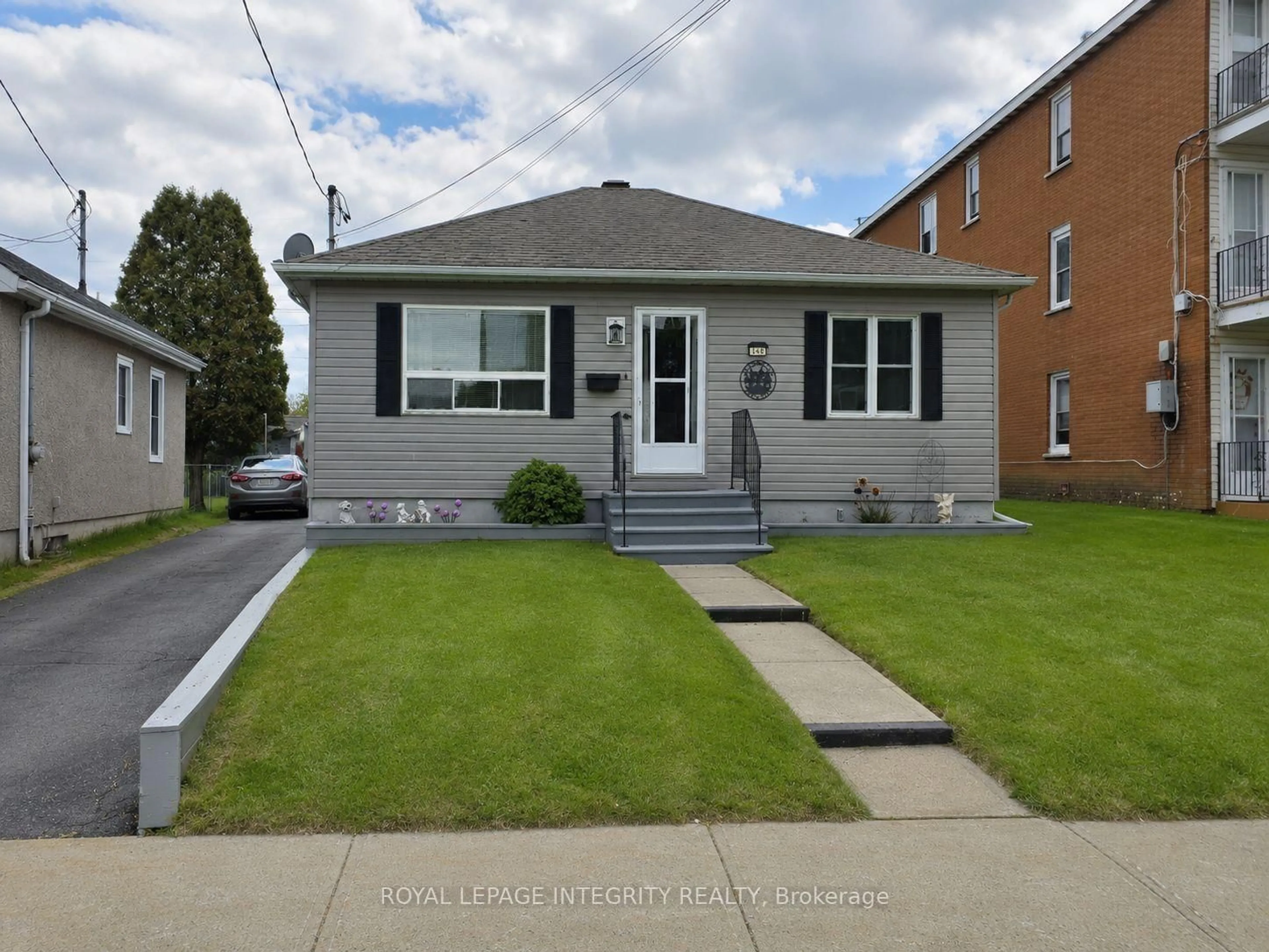 Home with vinyl exterior material, street for 145 Danis Ave, Cornwall Ontario K6H 5E5