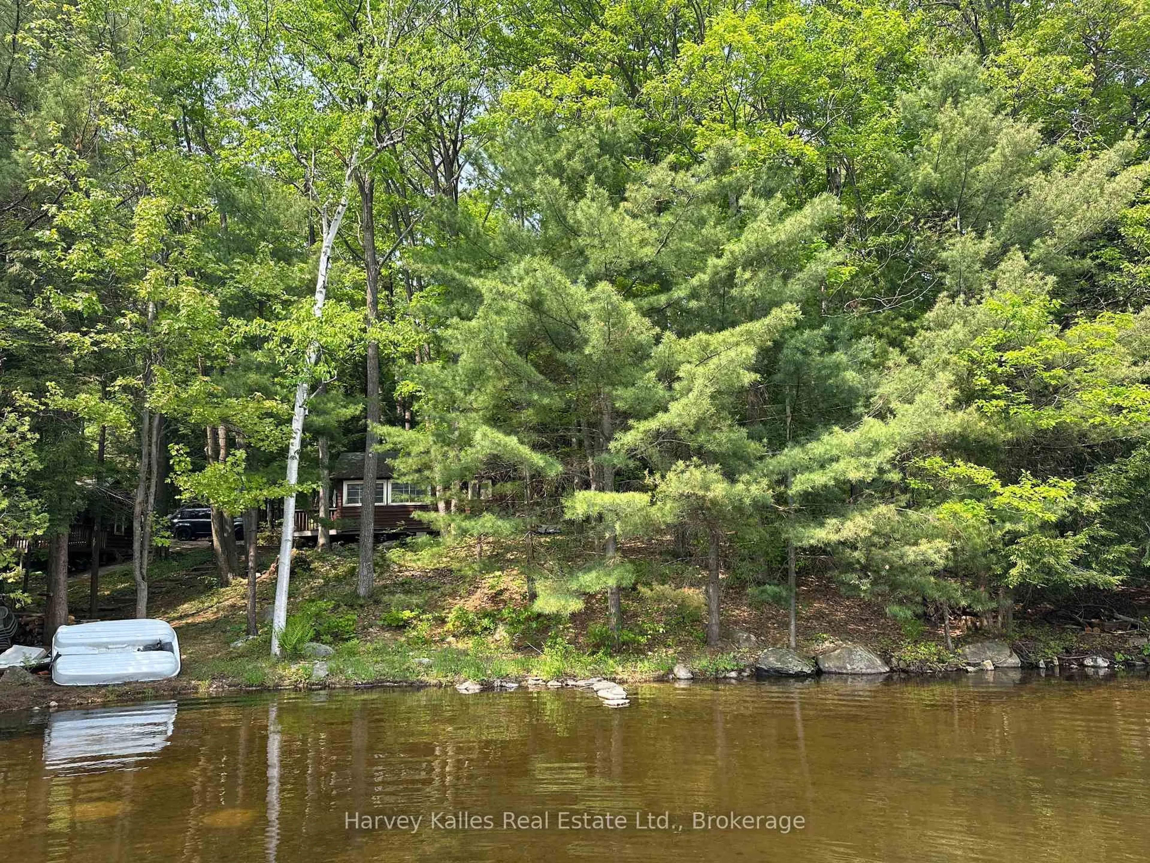 A pic from outside/outdoor area/front of a property/back of a property/a pic from drone, water/lake/river/ocean view for 1254 Barlochan Rd #4, Muskoka Lakes Ontario P1P 1R2