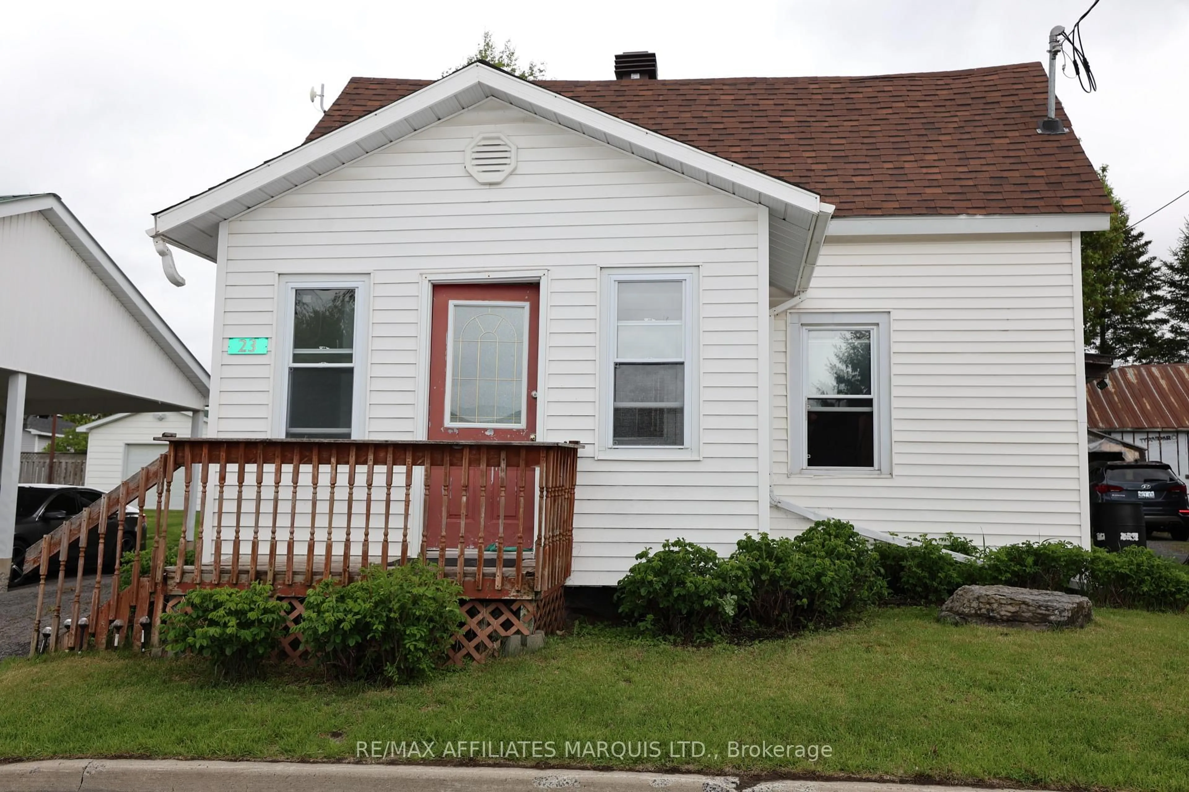 Home with vinyl exterior material, street for 23 Sabourin St, North Stormont Ontario K0C 1W0
