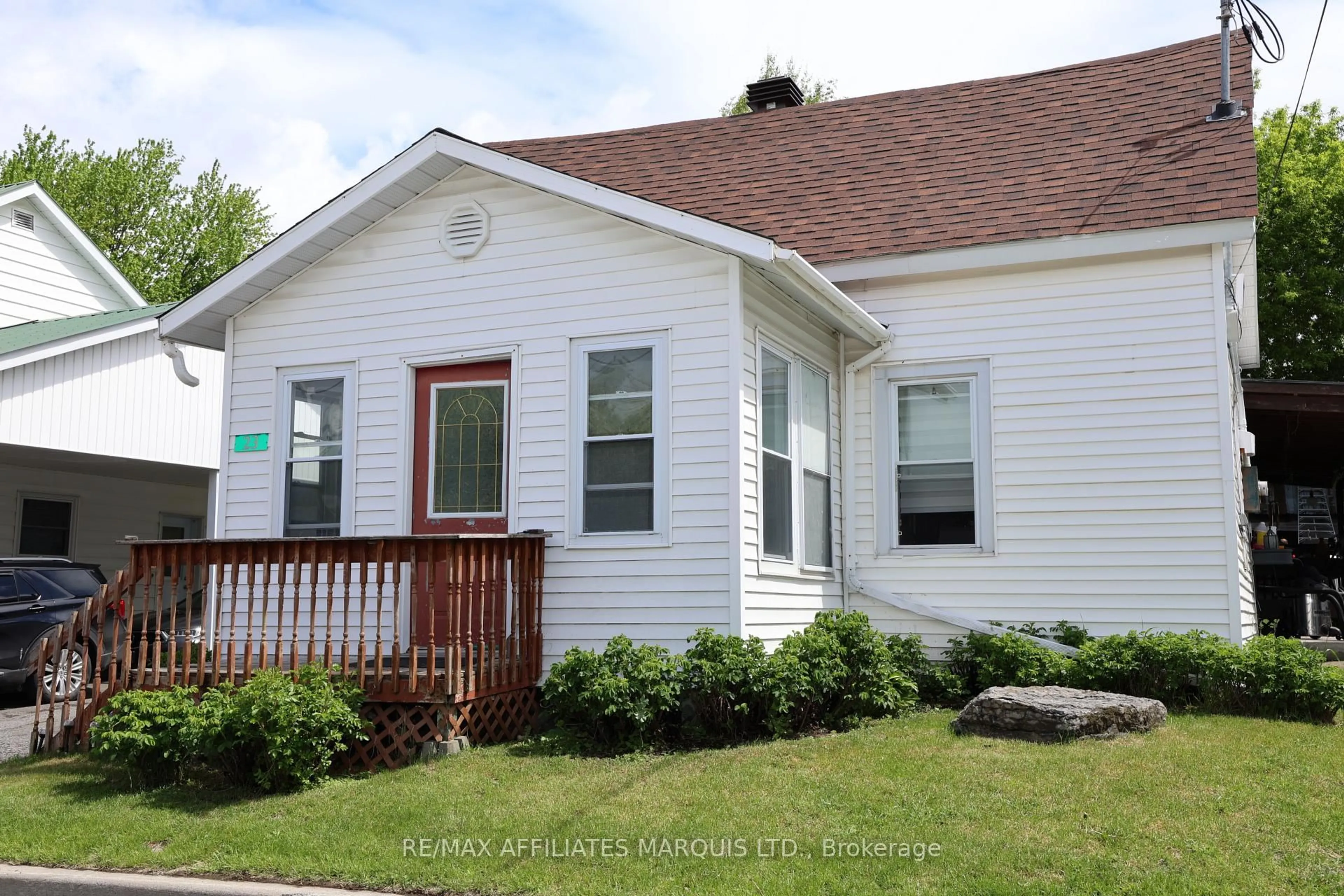 Home with vinyl exterior material, street for 23 Sabourin St, North Stormont Ontario K0C 1W0
