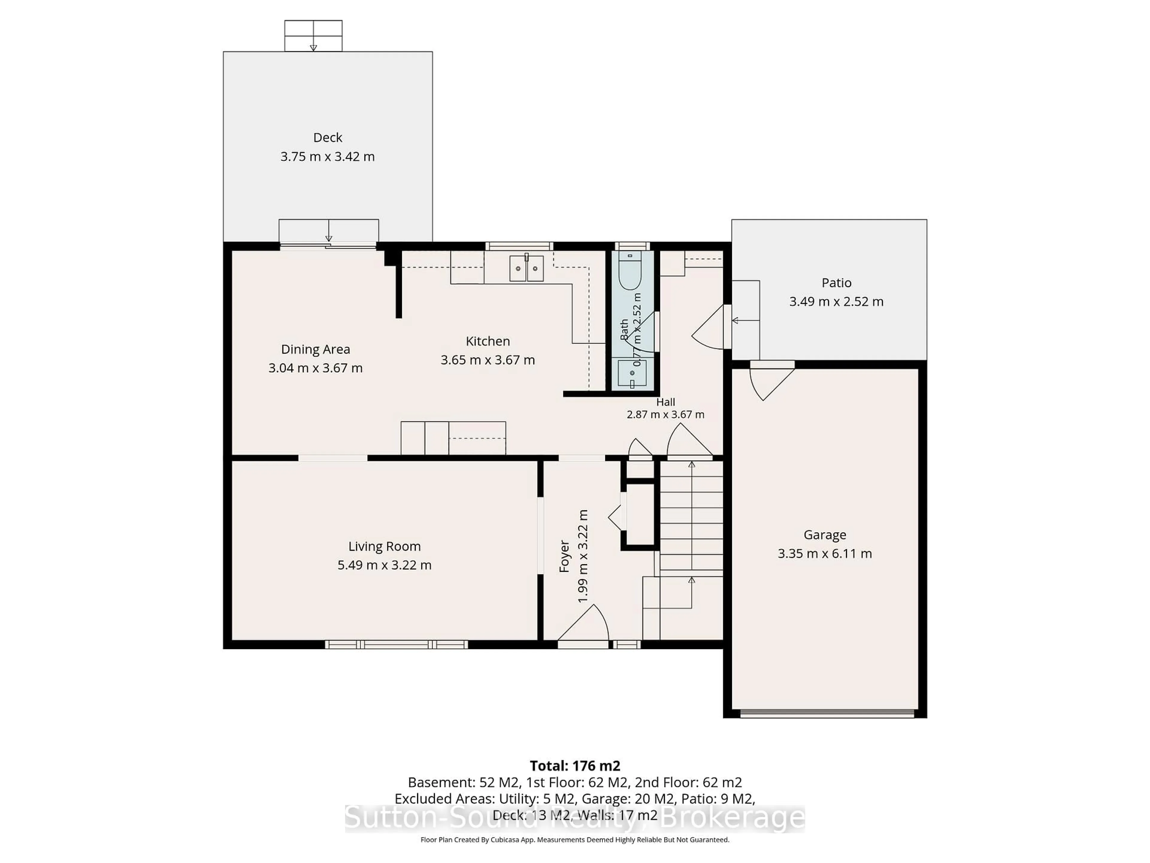 Floor plan for 275 8th Ave, Owen Sound Ontario N4K 3A3
