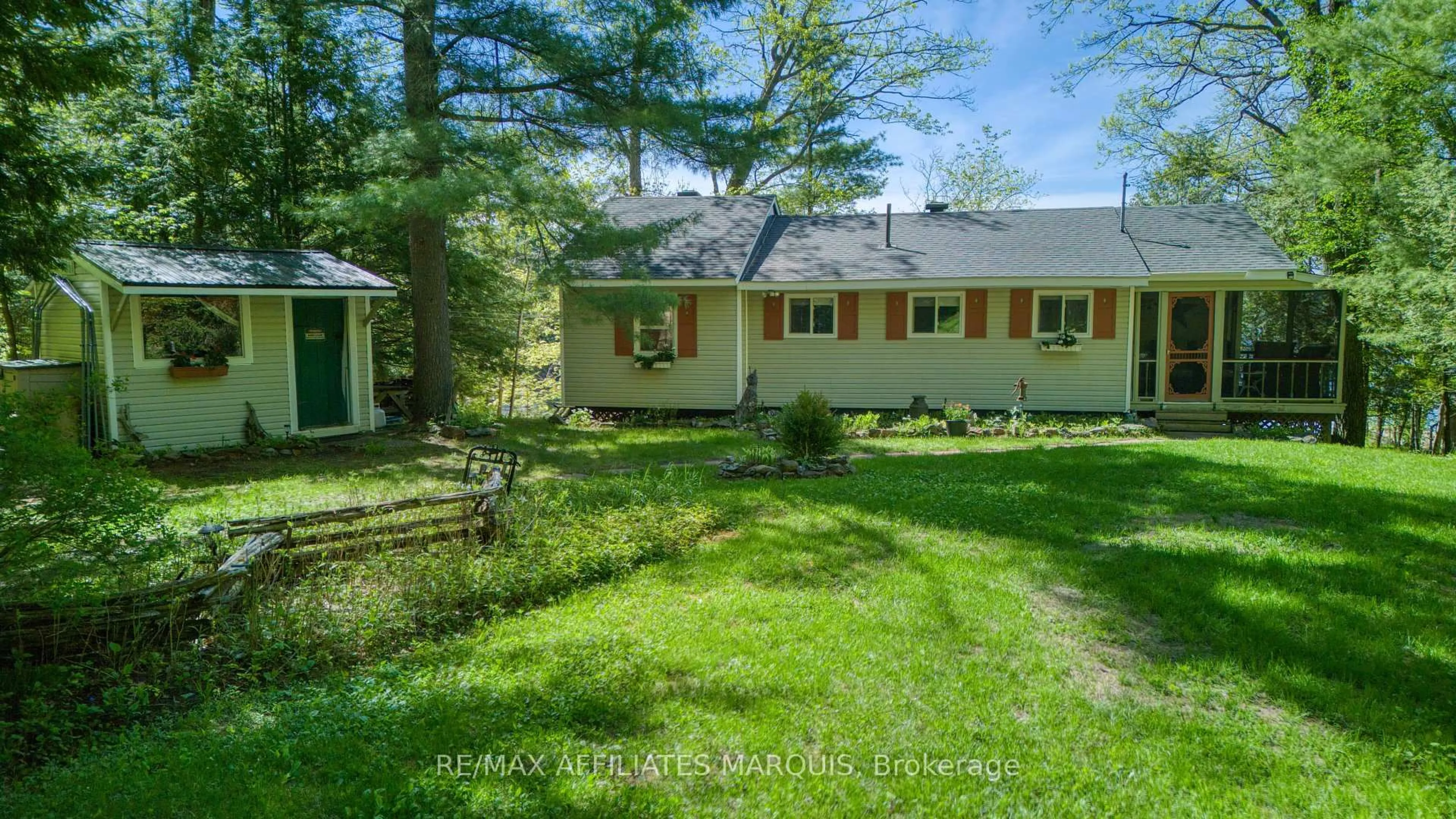 A pic from outside/outdoor area/front of a property/back of a property/a pic from drone, unknown for 149 Oak Point Lane, Perth Ontario K7H 3C8