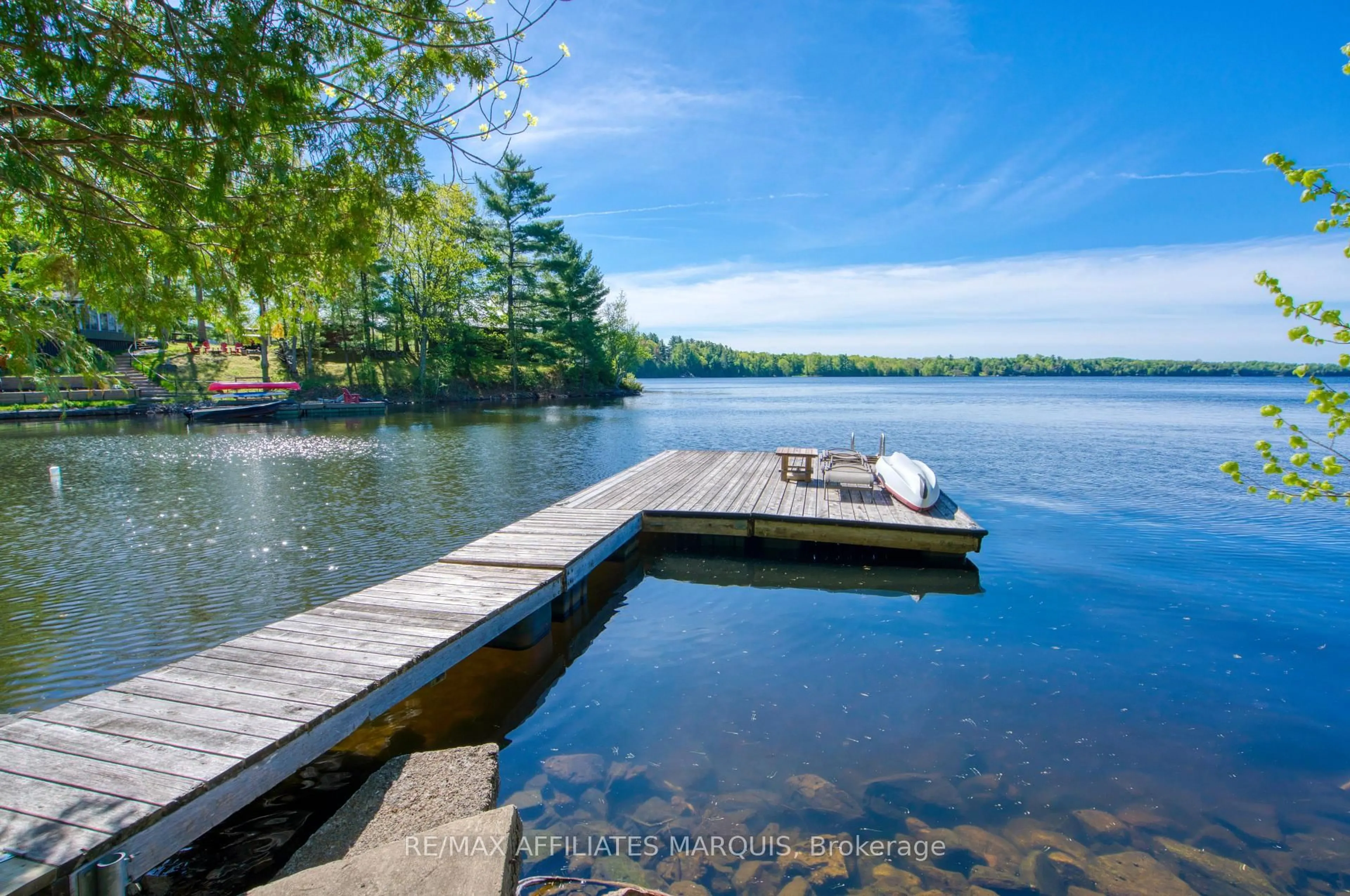 Patio, water/lake/river/ocean view for 149 Oak Point Lane, Perth Ontario K7H 3C8