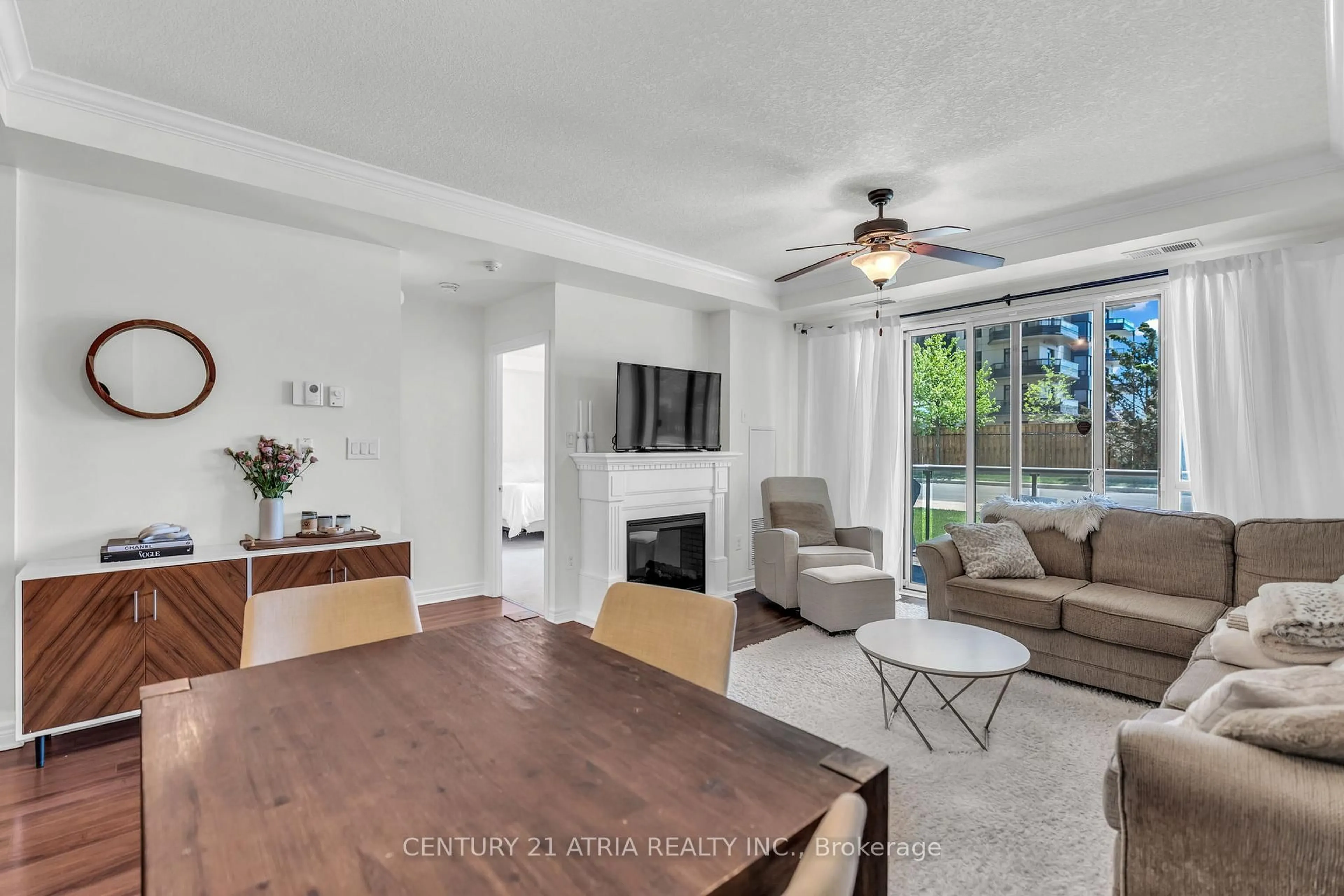 Living room with furniture, ceramic/tile floor for 1030 Coronation Dr #101, London North Ontario N6G 0G5
