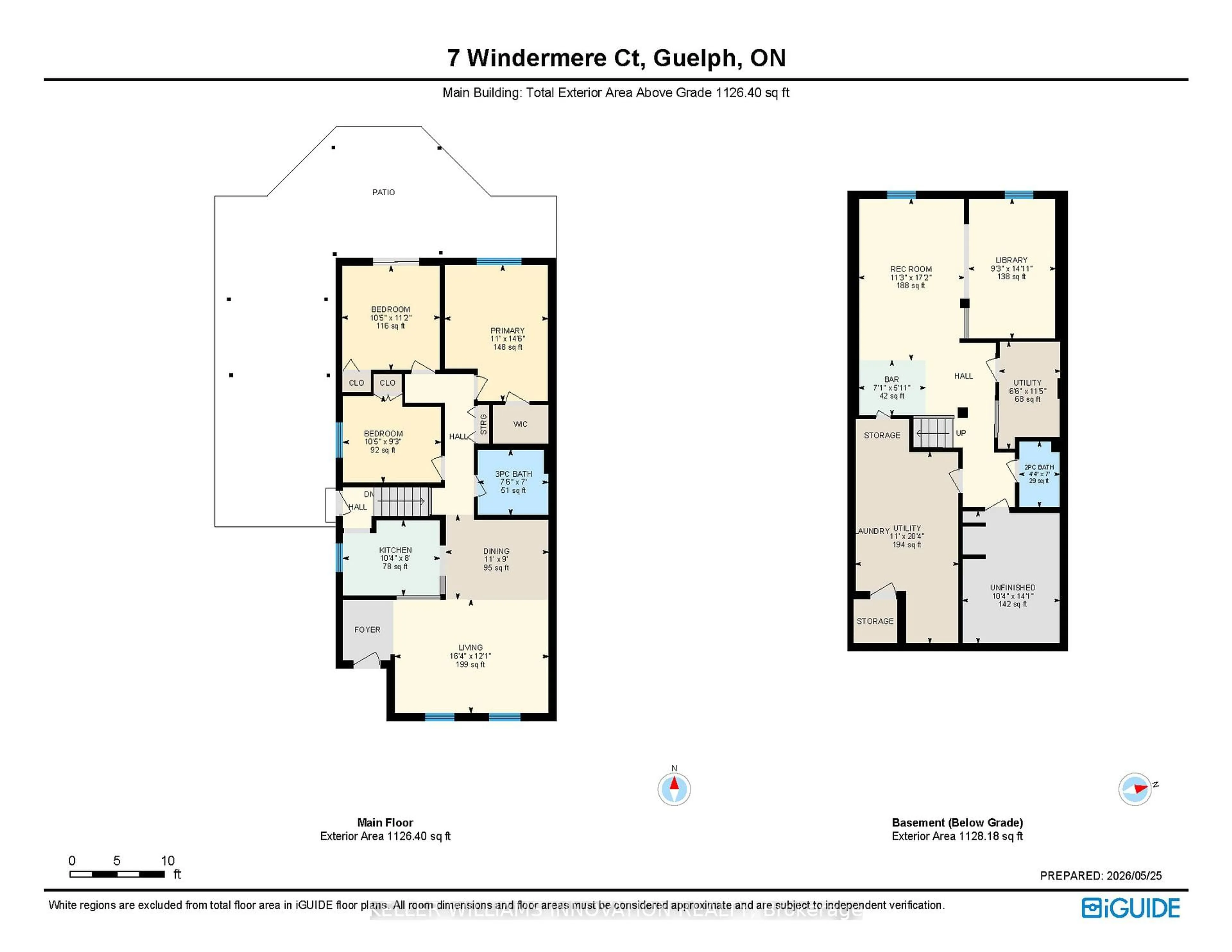 Floor plan for 7 Windermere Crt, Guelph Ontario N1E 3L3