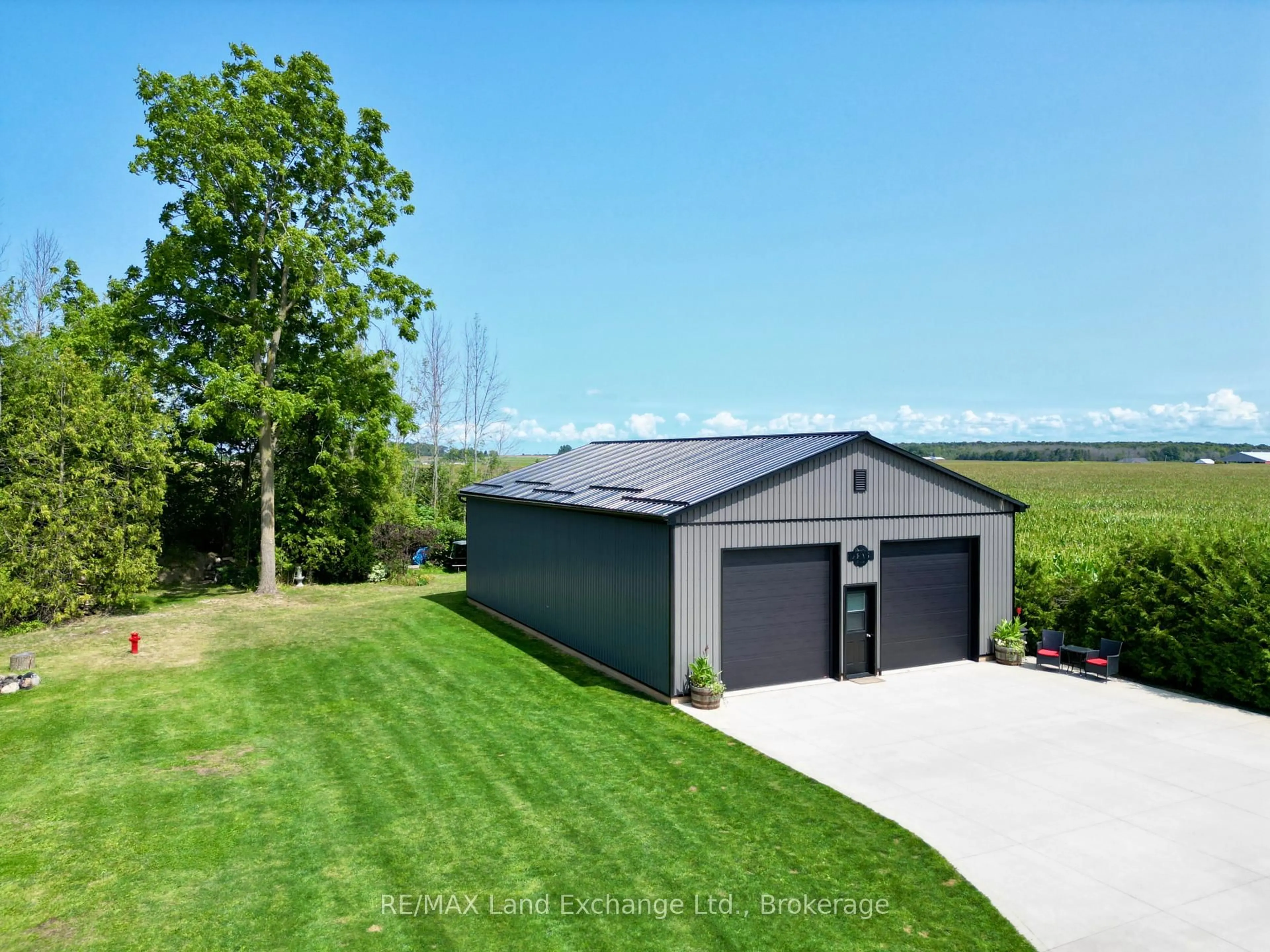 A pic from outside/outdoor area/front of a property/back of a property/a pic from drone, water/lake/river/ocean view for 1676 BRUCE-SAUGEEN Townline, Saugeen Shores Ontario N0H 2C5