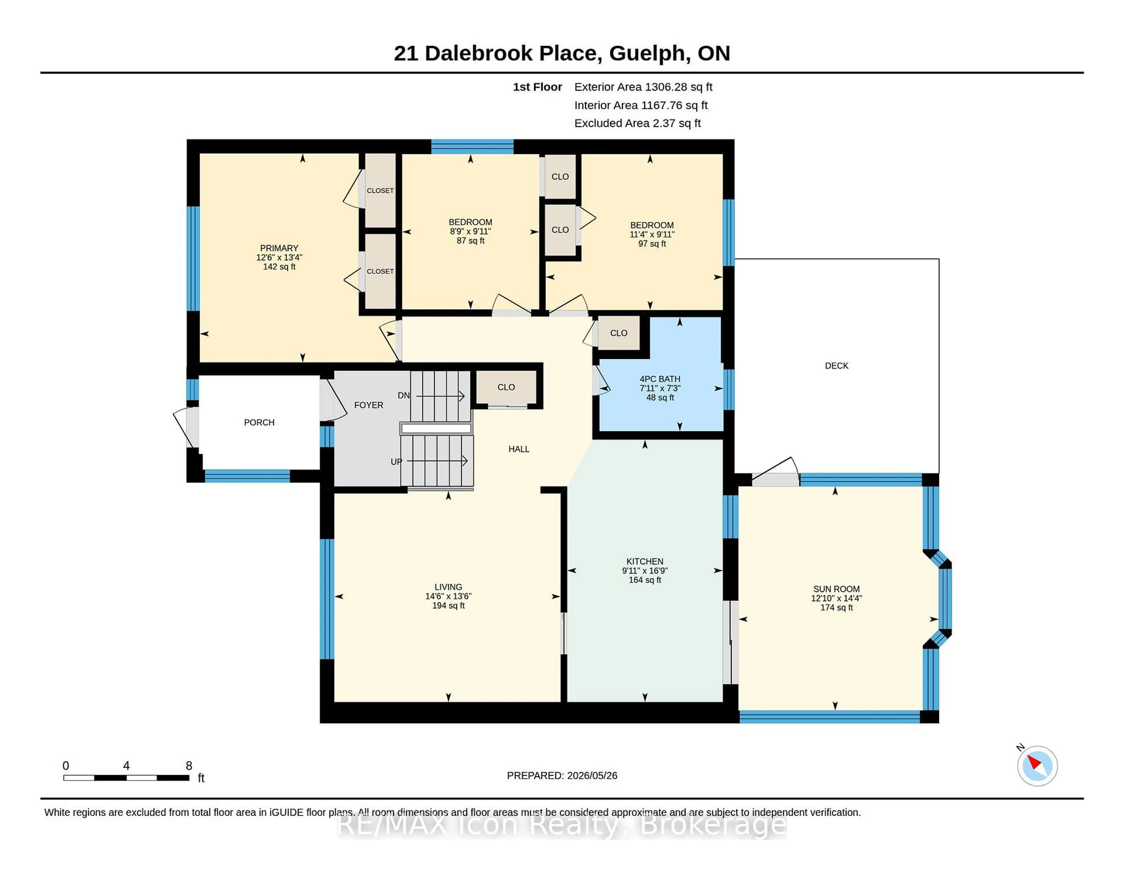 Floor plan for 21 Dalebrook Pl, Guelph Ontario N1E 1A7