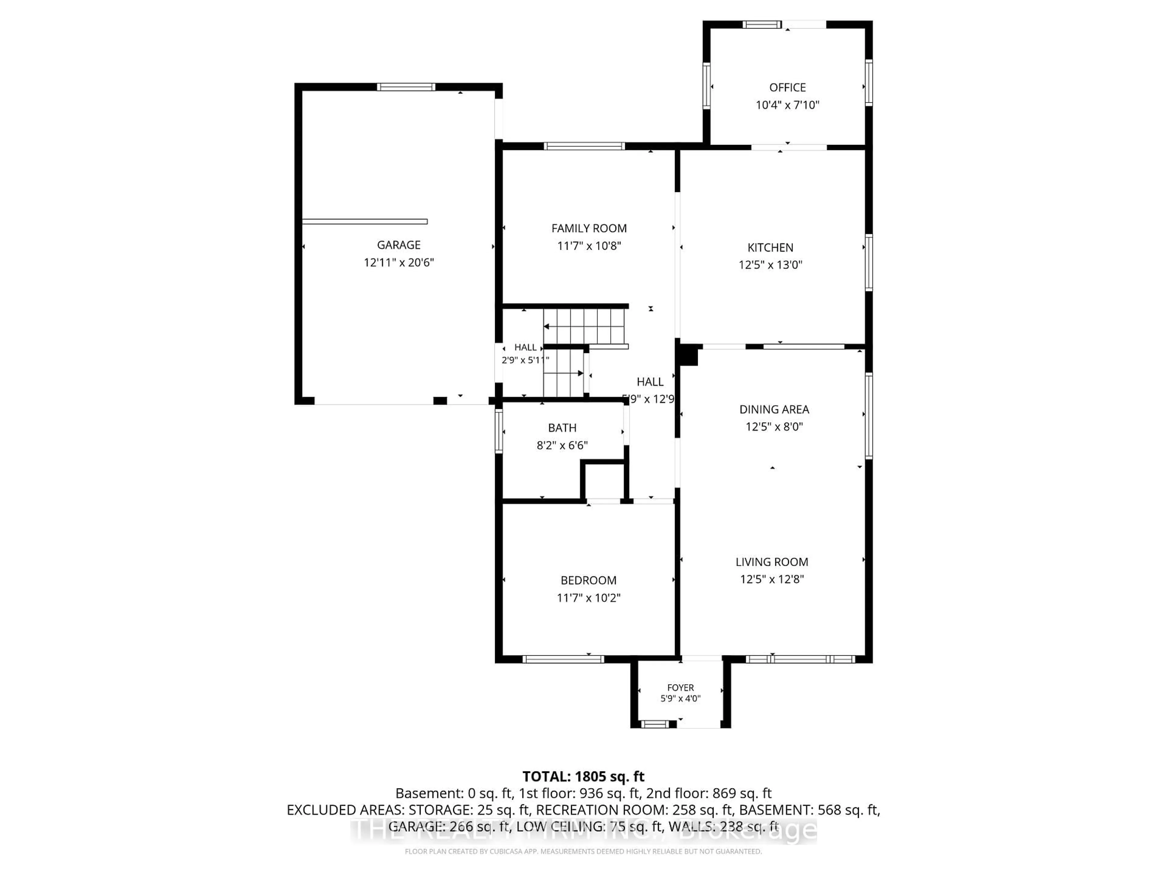 Floor plan for 599 John St, Strathroy-Caradoc Ontario N0L 1T0