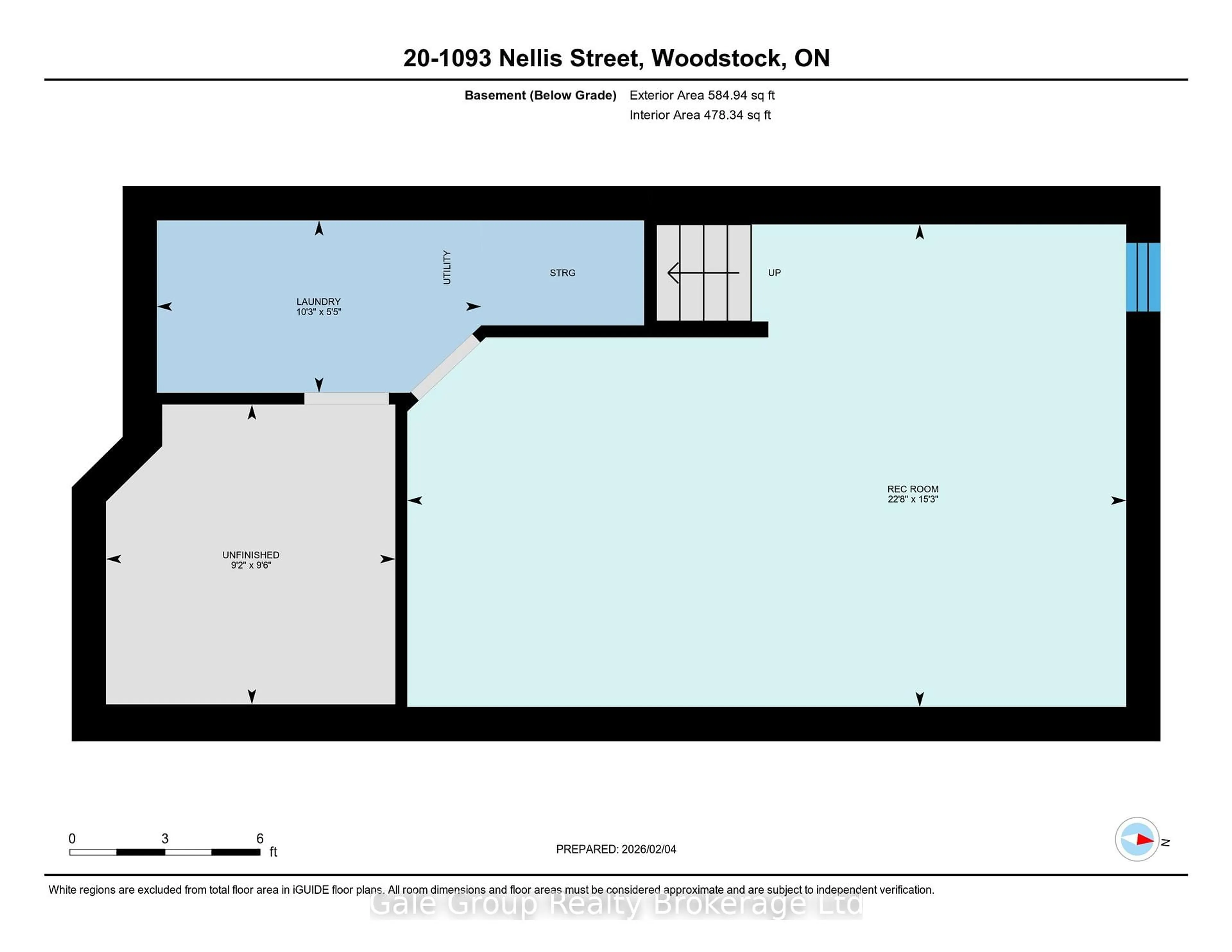 Floor plan for 1093 Nellis St #20, Woodstock Ontario N4T 1P5