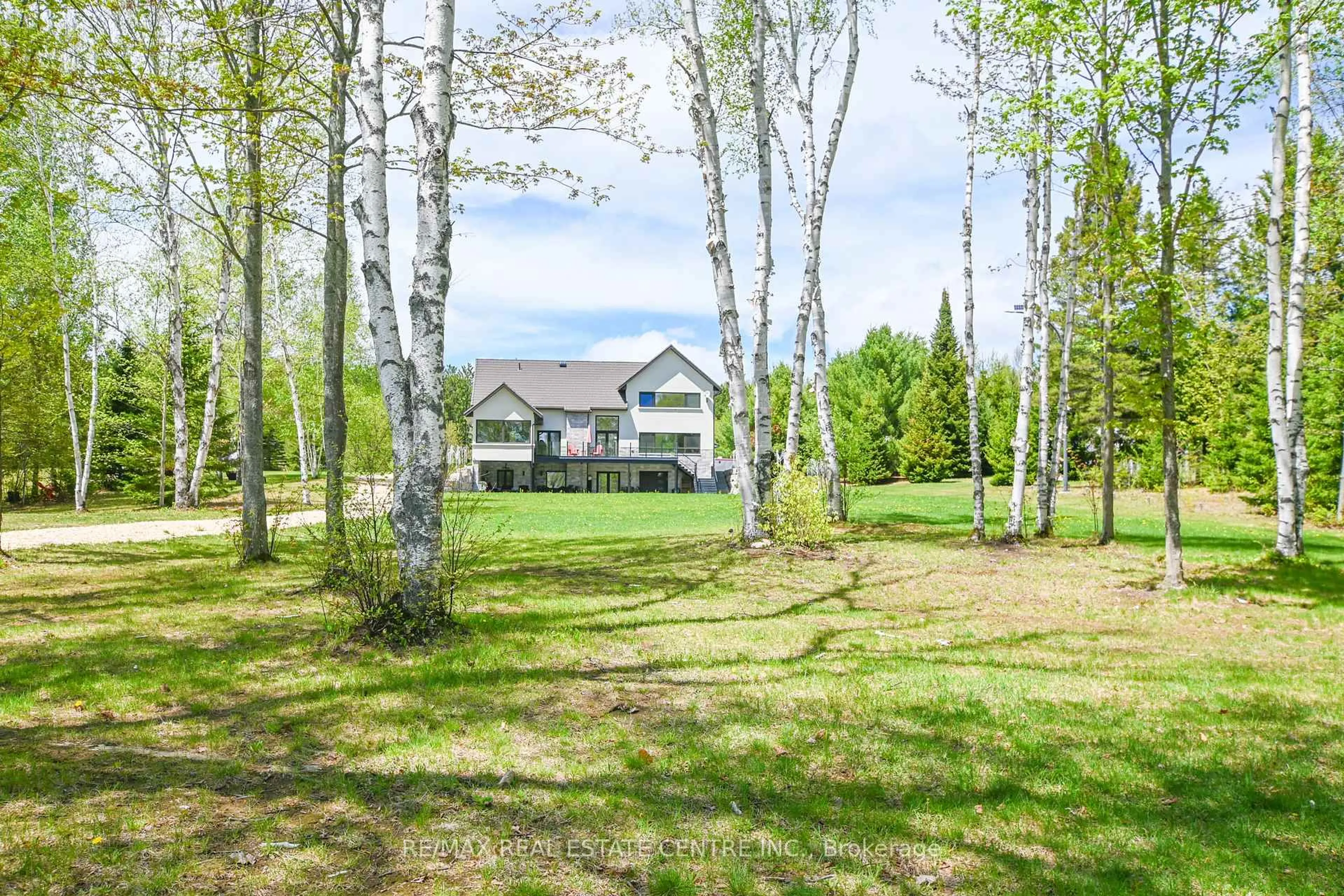 A pic from outside/outdoor area/front of a property/back of a property/a pic from drone, forest/trees view for 99 Brethour Rd, Bancroft Ontario K0L 1C0