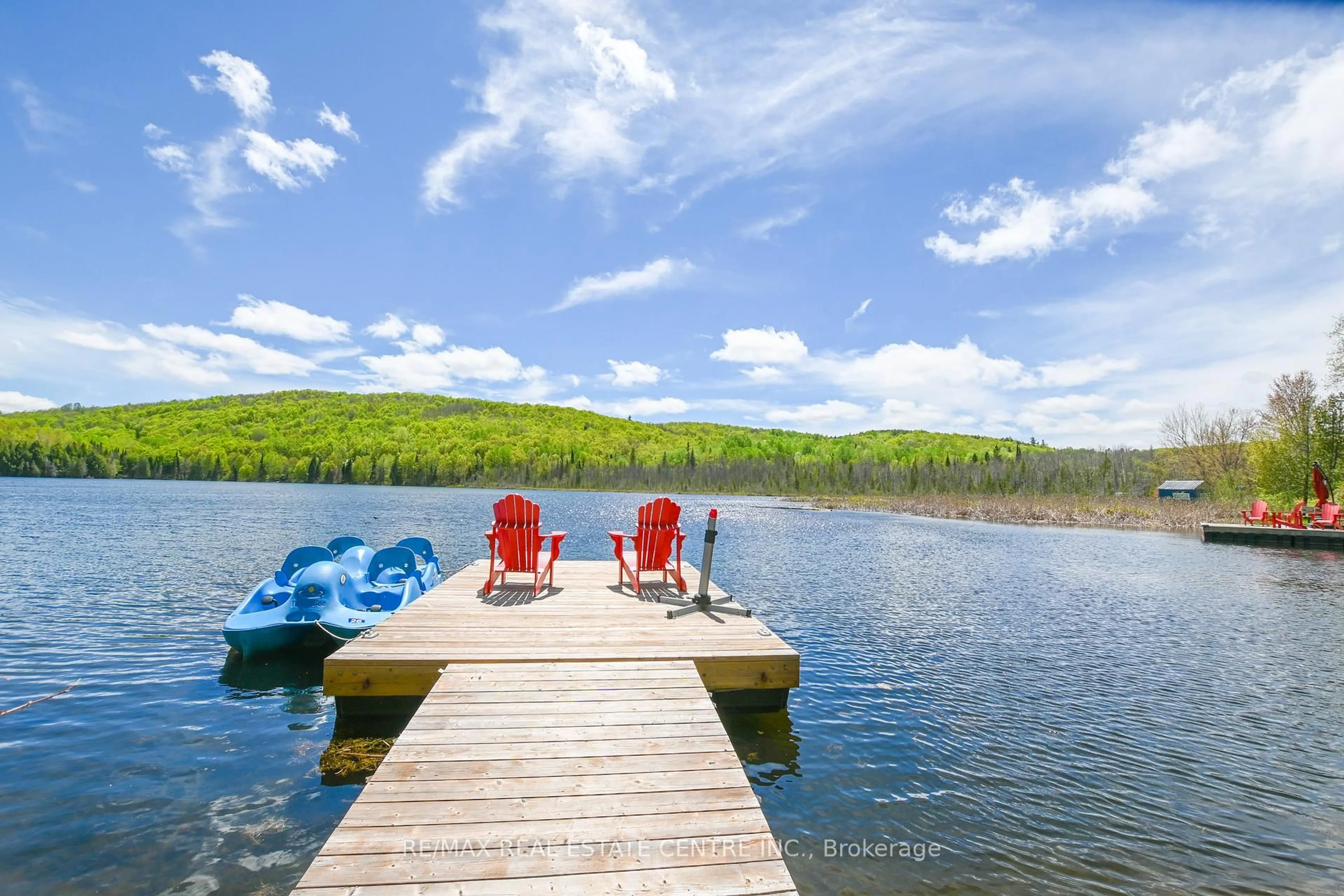 Patio, water/lake/river/ocean view for 99 Brethour Rd, Bancroft Ontario K0L 1C0
