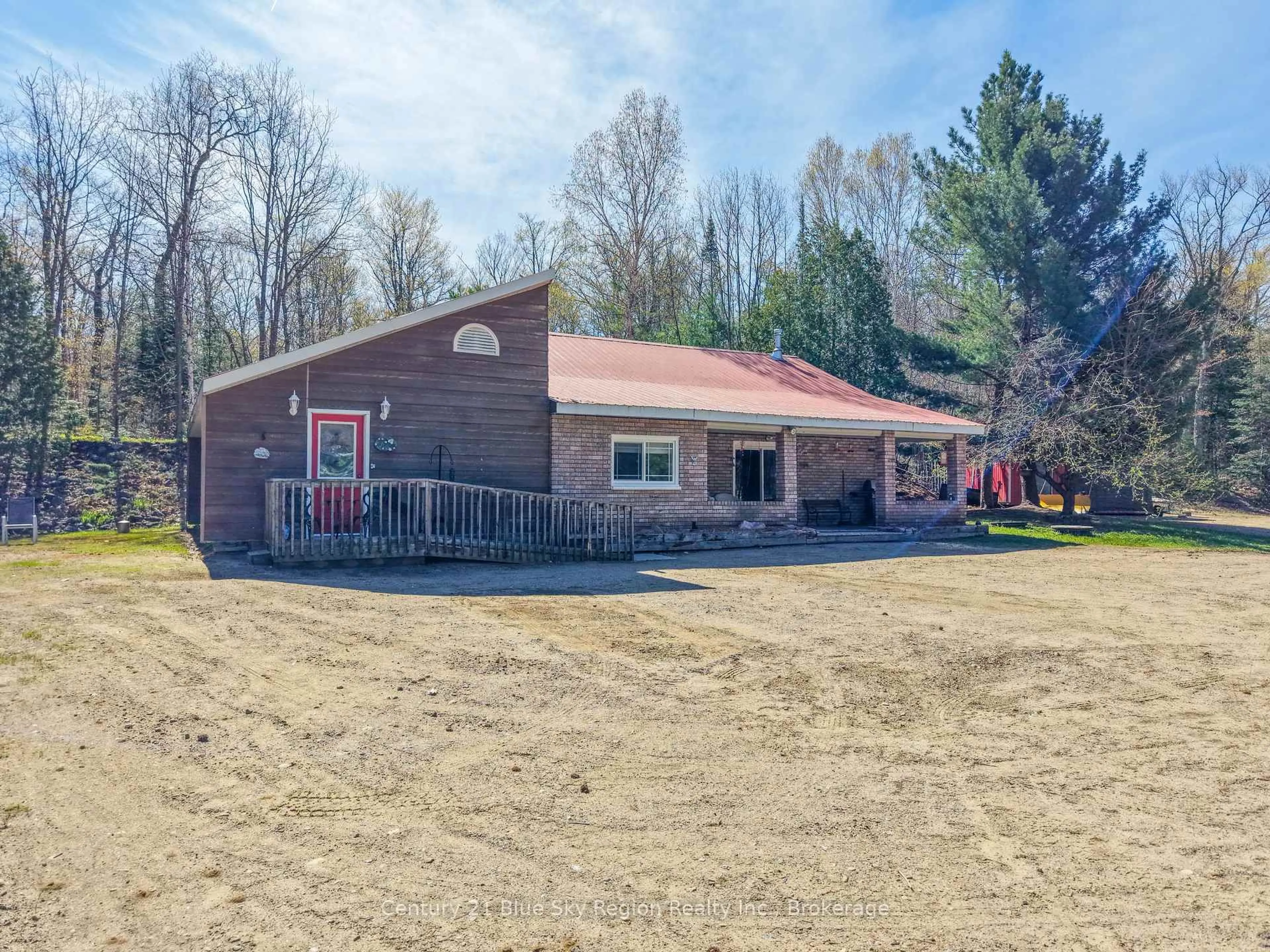 A pic from outside/outdoor area/front of a property/back of a property/a pic from drone, building for 11383 Highway 63, Unorganized Townships Ontario P0H 2A0