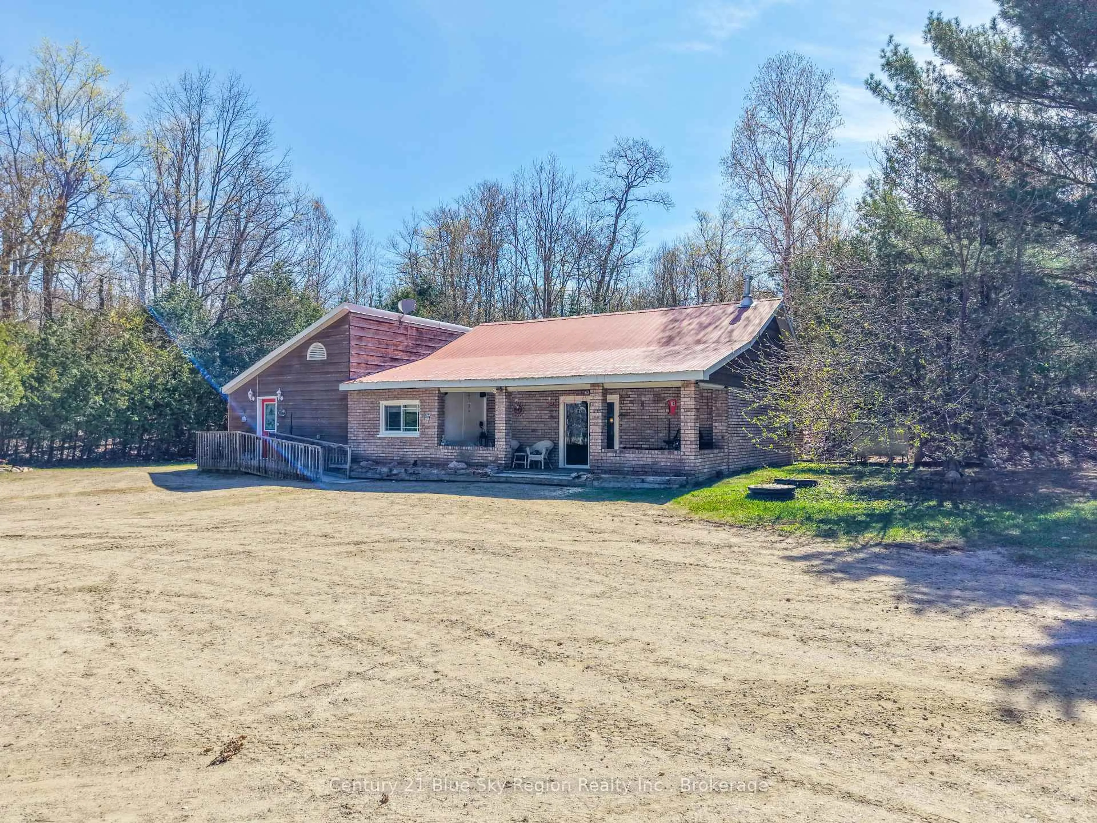 A pic from outside/outdoor area/front of a property/back of a property/a pic from drone, unknown for 11383 Highway 63, Unorganized Townships Ontario P0H 2A0