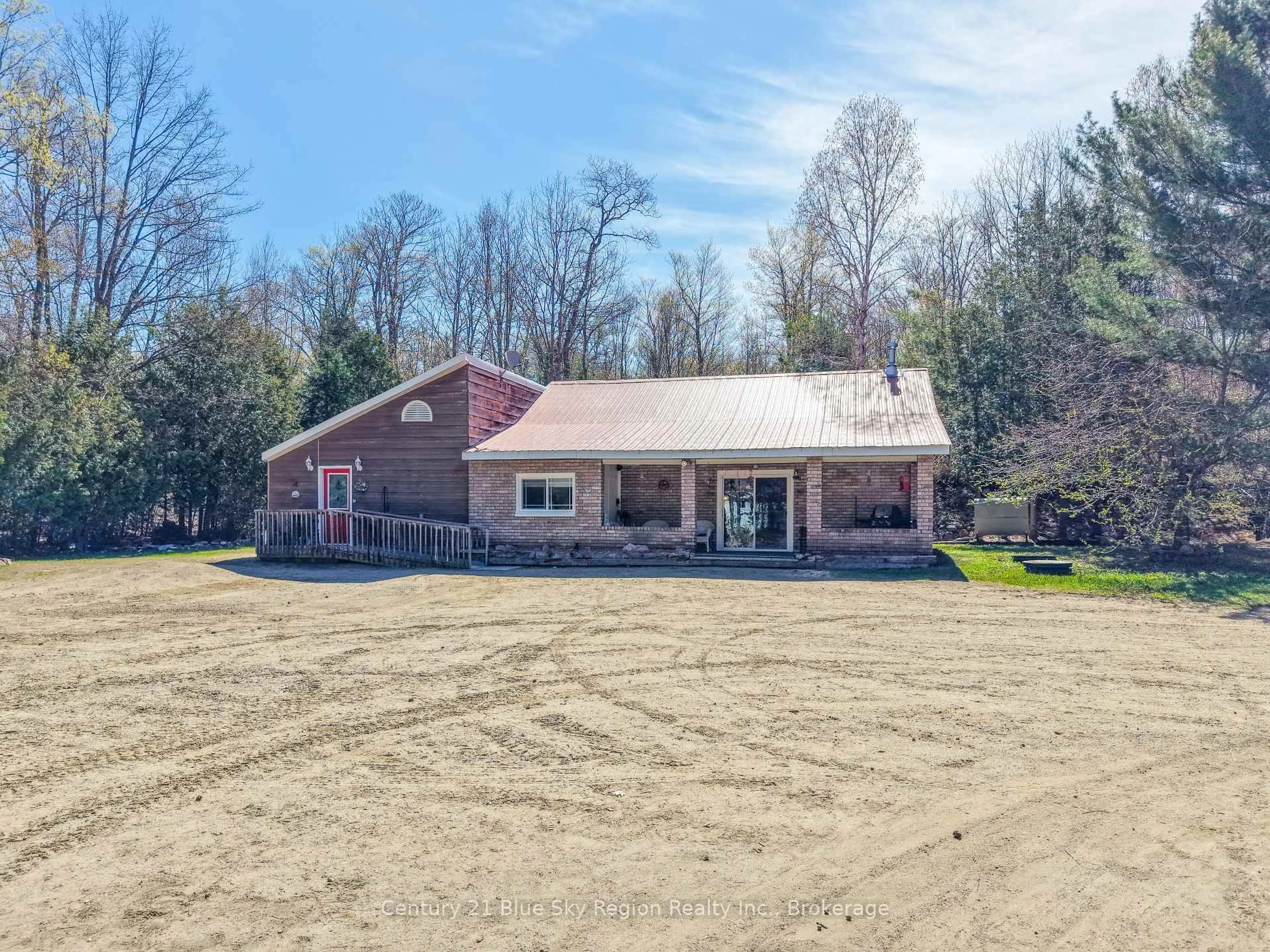 A pic from outside/outdoor area/front of a property/back of a property/a pic from drone, unknown for 11383 Highway 63, Unorganized Townships Ontario P0H 2A0