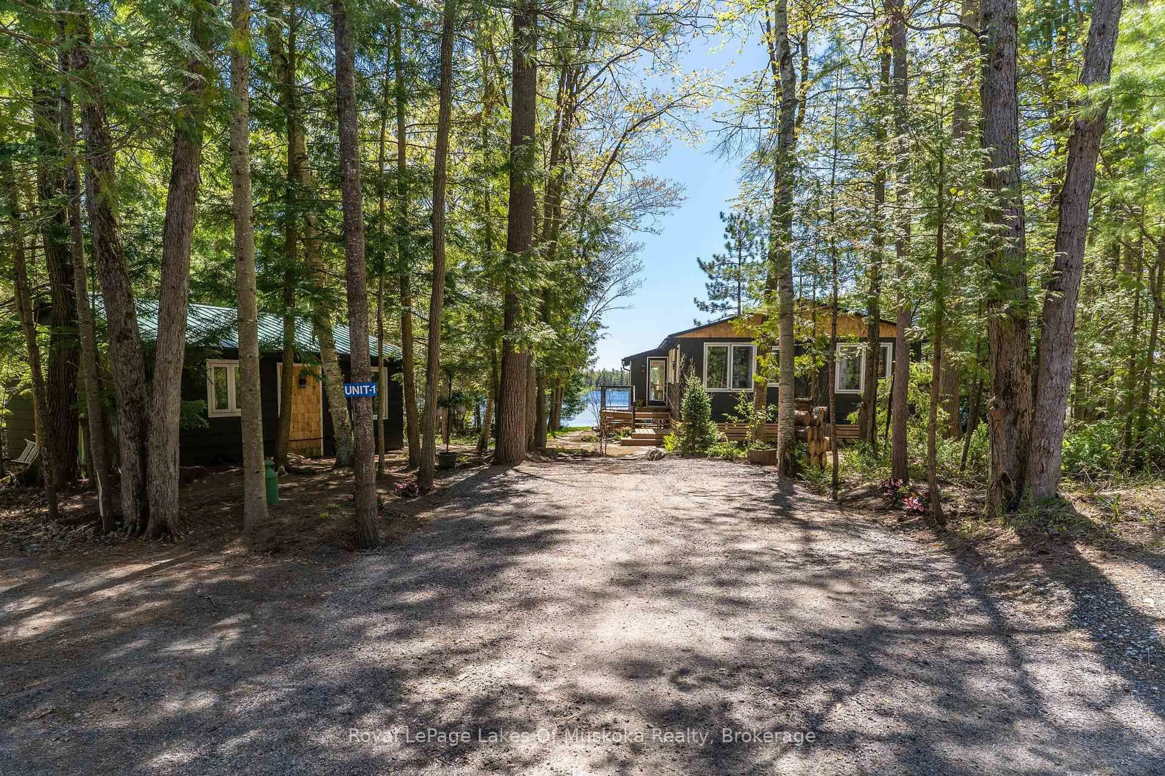 Patio, forest/trees view for 1319 Silver Lake Rd #Unit 1, Gravenhurst Ontario P1P 0G8