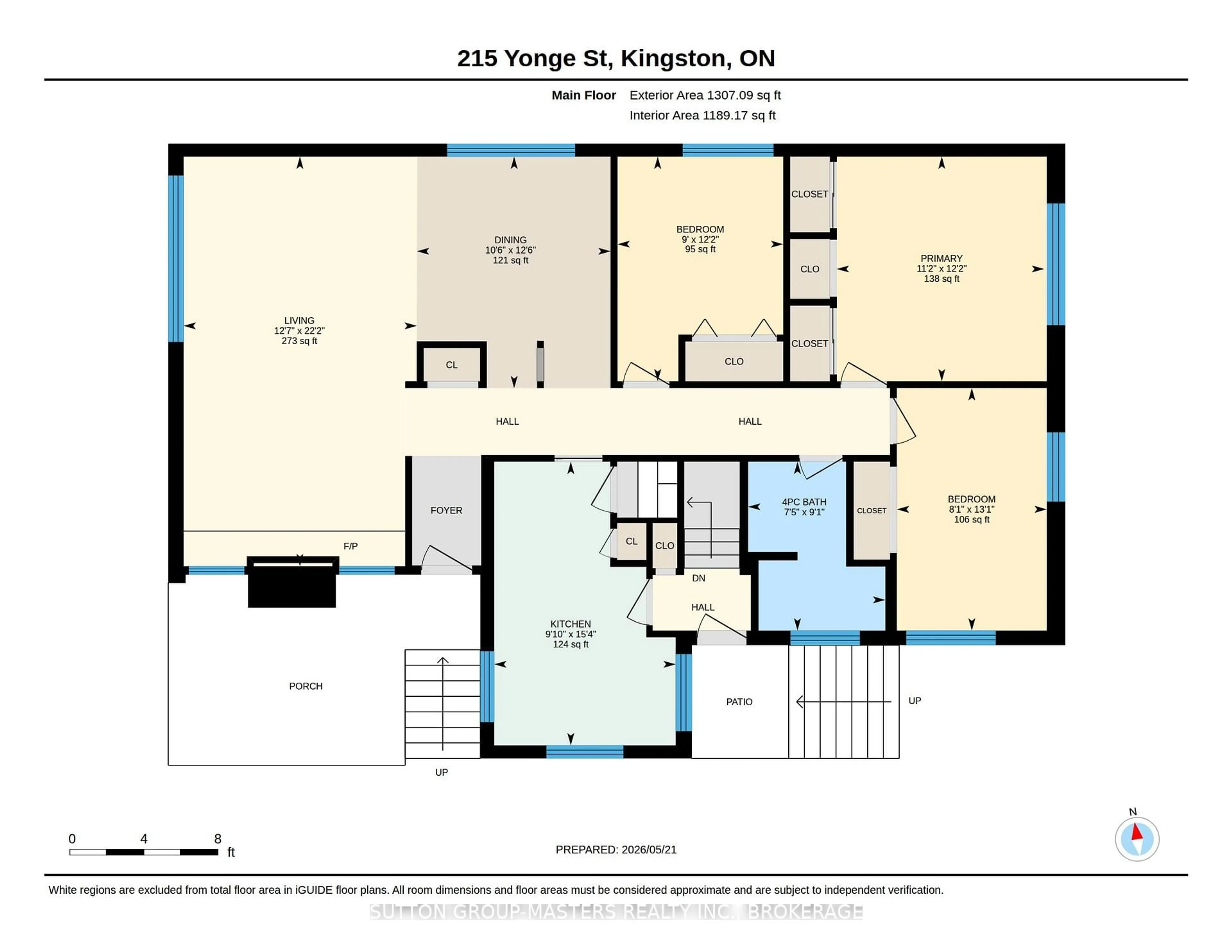 Floor plan for 215 Yonge St, Kingston Ontario K7M 1G2