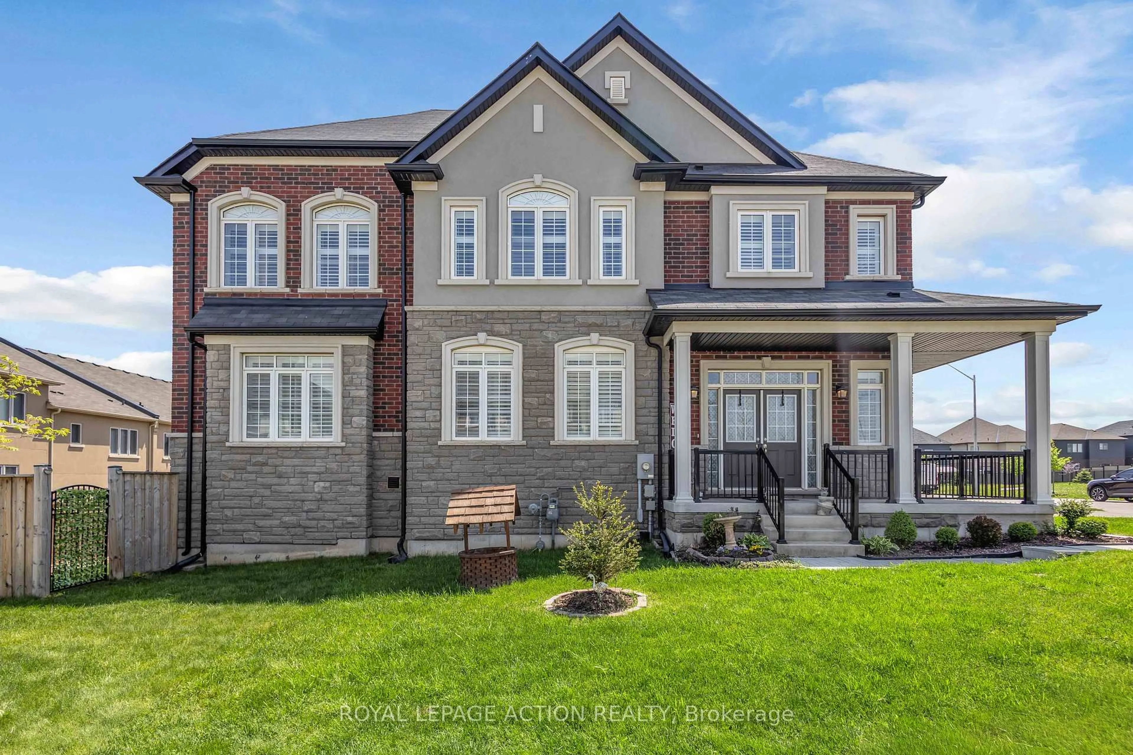 Home with brick exterior material, street for 2 Doug Foulds Way, Brant Ontario N3L 0K2