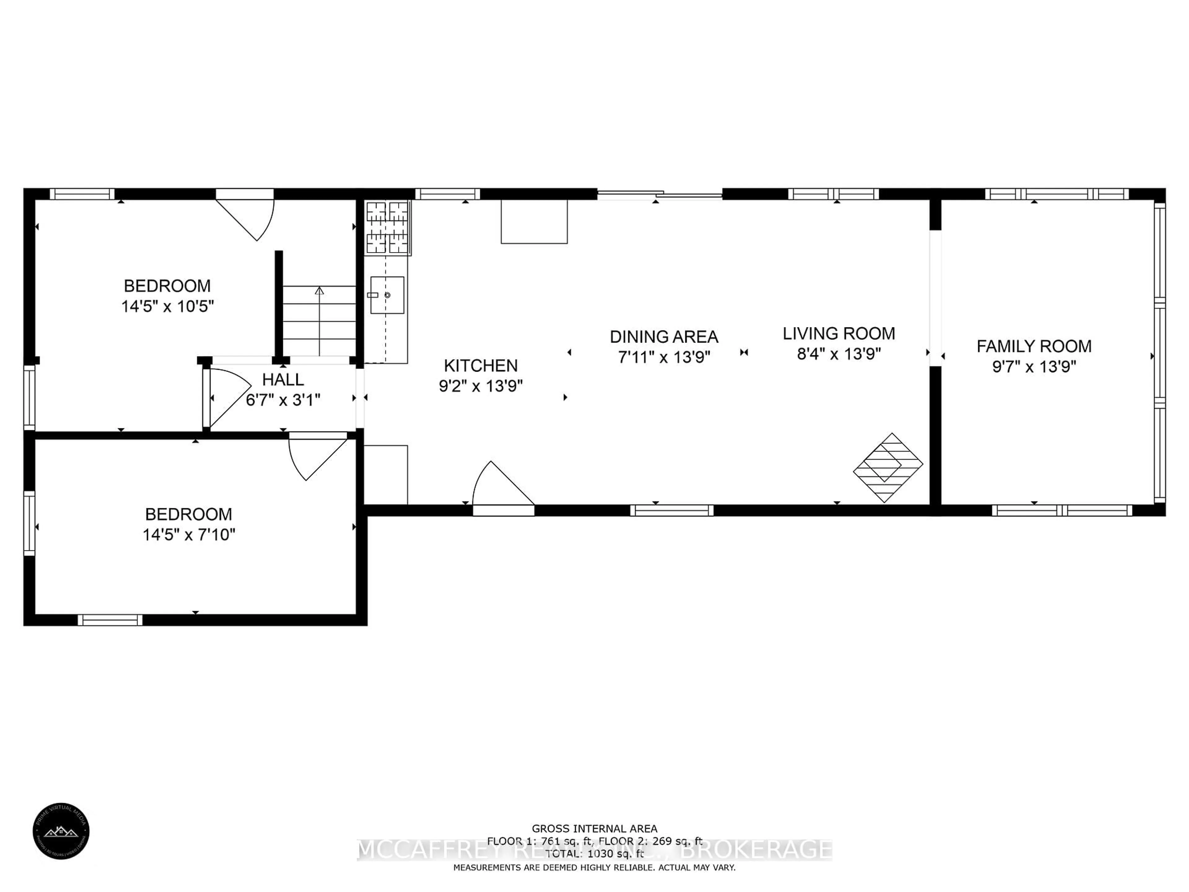 Floor plan for 1280 GALT St, Bath Ontario K0H 1G0