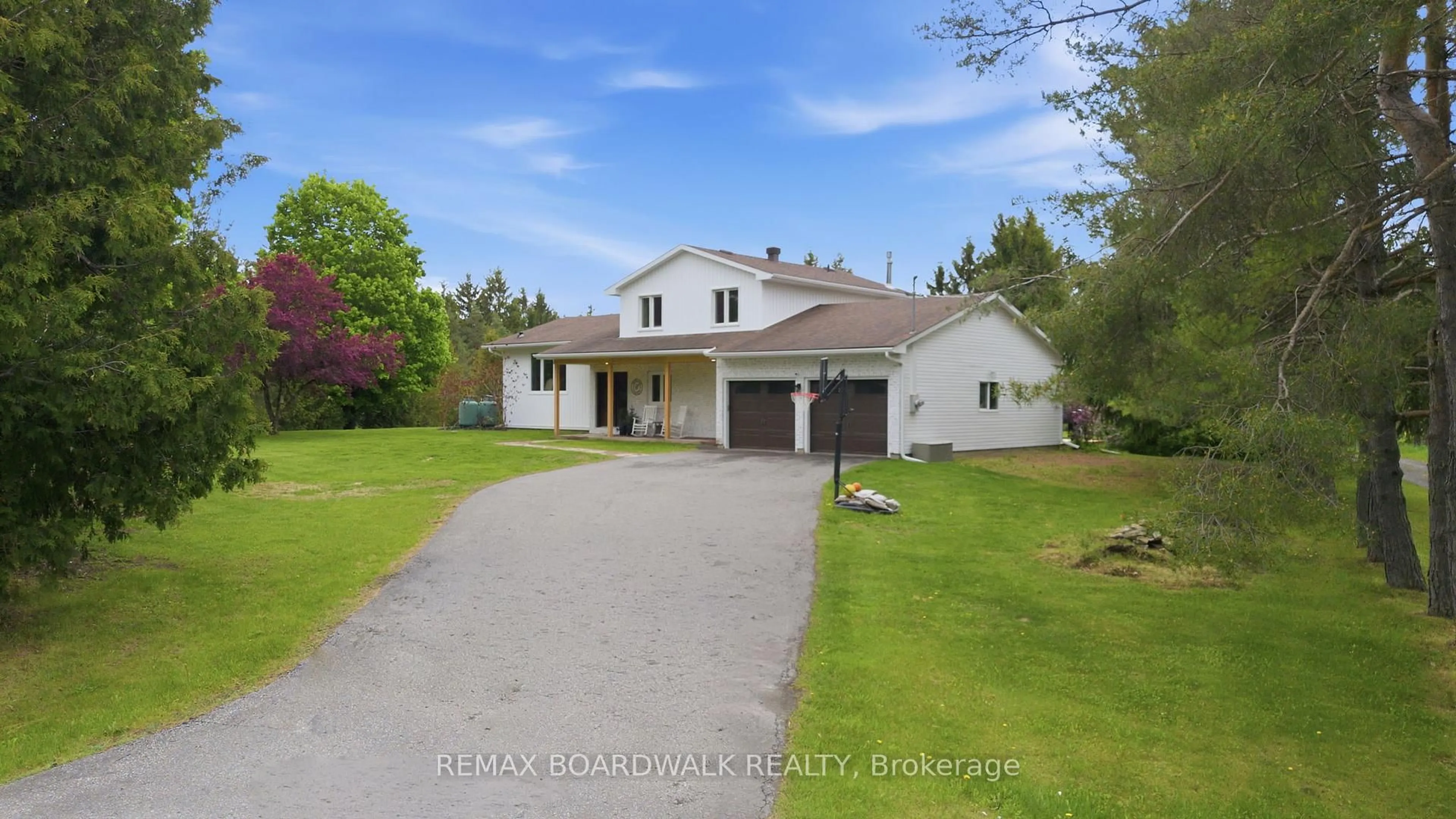A pic from outside/outdoor area/front of a property/back of a property/a pic from drone, water/lake/river/ocean view for 1921 Ninth Line Rd, Carleton Place Ontario K7C 3P2