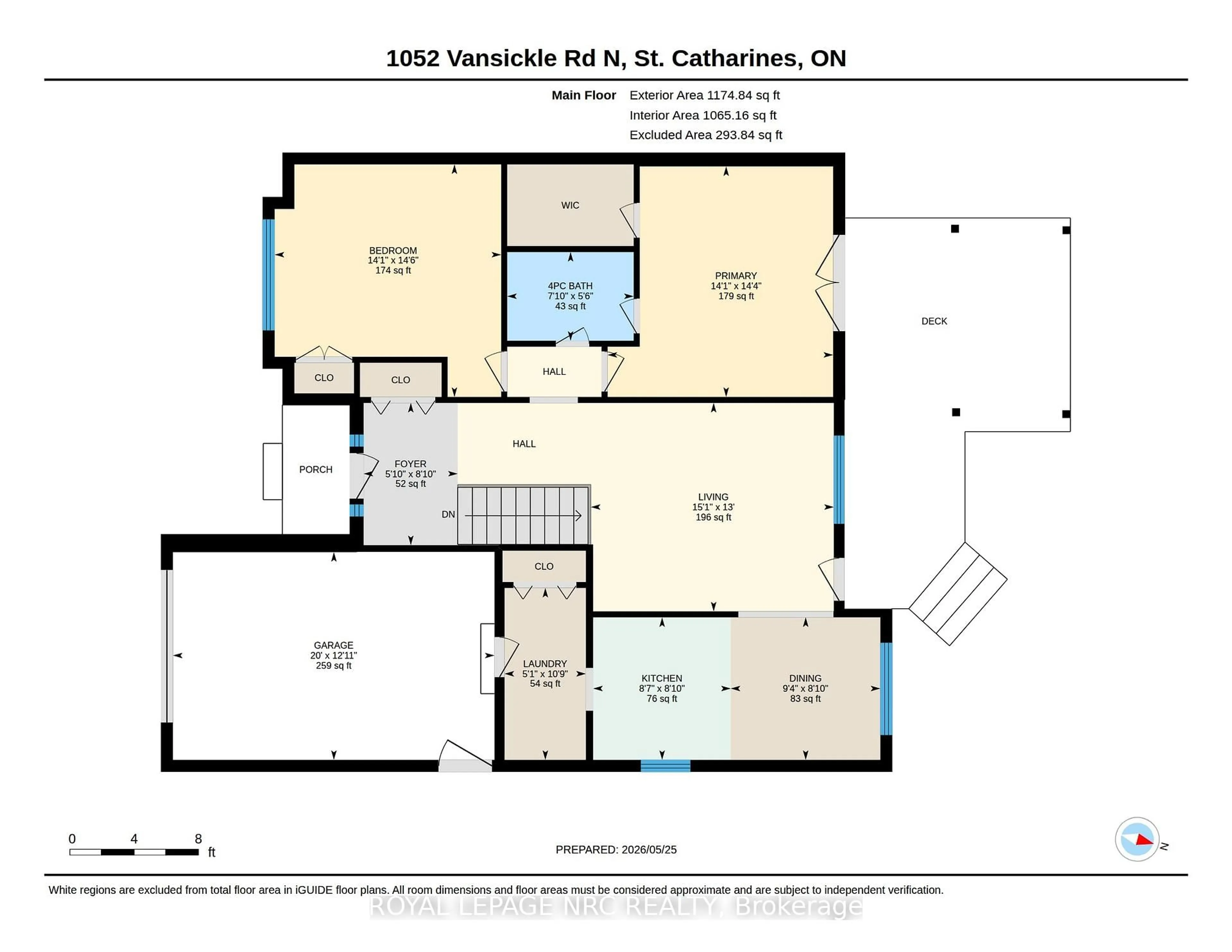 Floor plan for 1052 Vansickle Rd, St. Catharines Ontario L2S 2X3