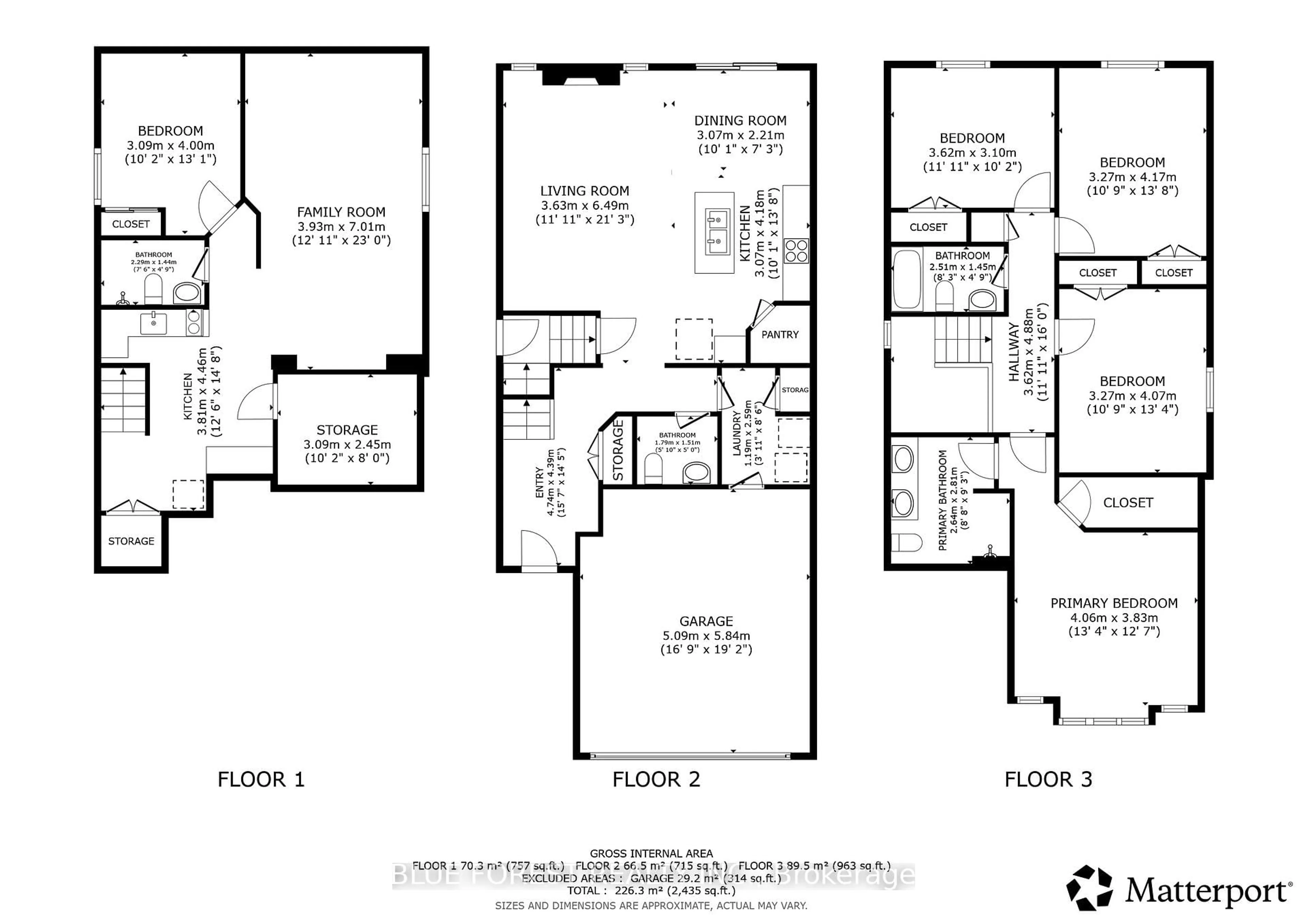Floor plan for 3293 Casson Way, London South Ontario N6L 0B9