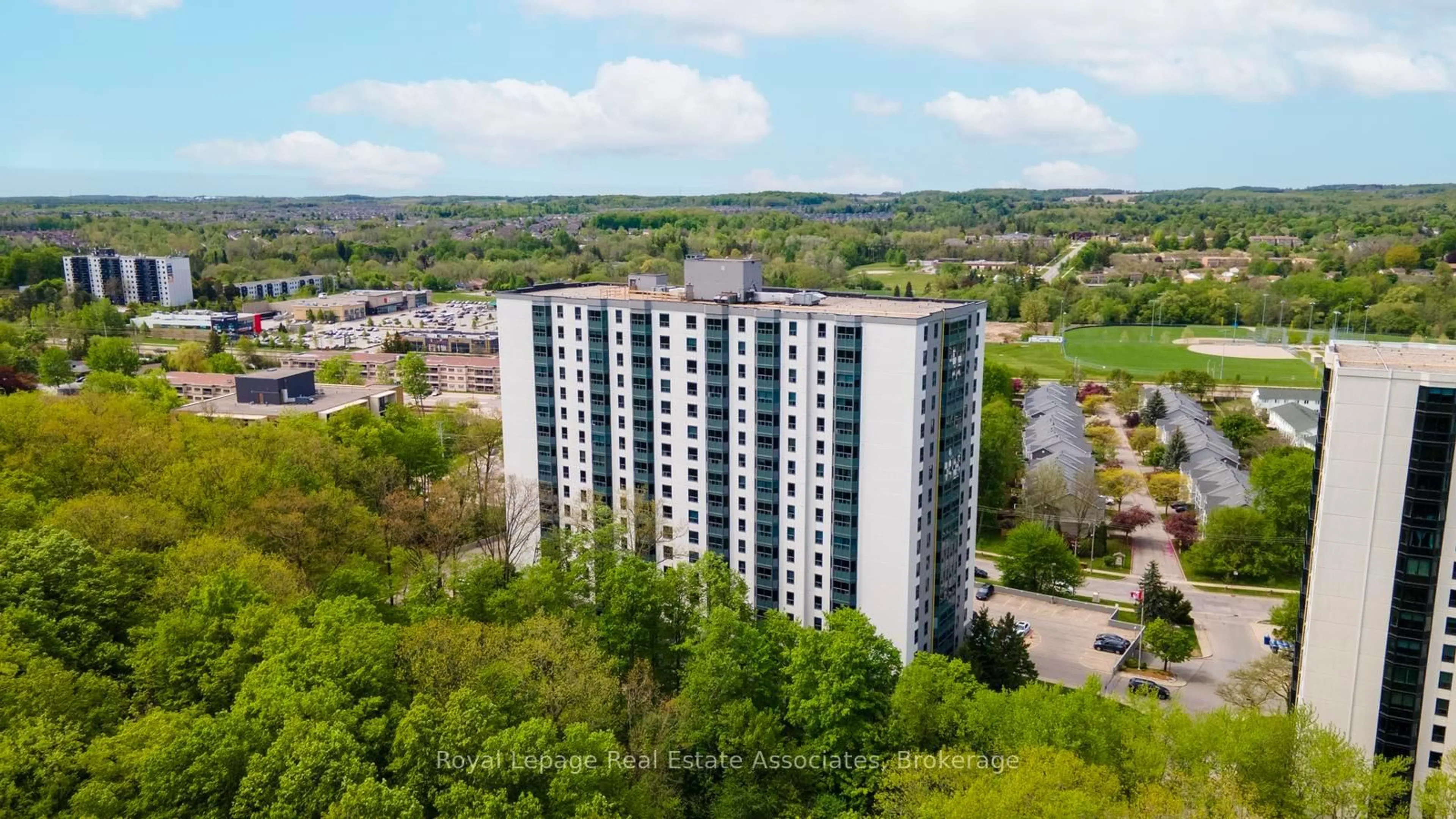 A pic from outside/outdoor area/front of a property/back of a property/a pic from drone, unknown for 55 Green Valley Dr #1502, Kitchener Ontario N2P 1Z6