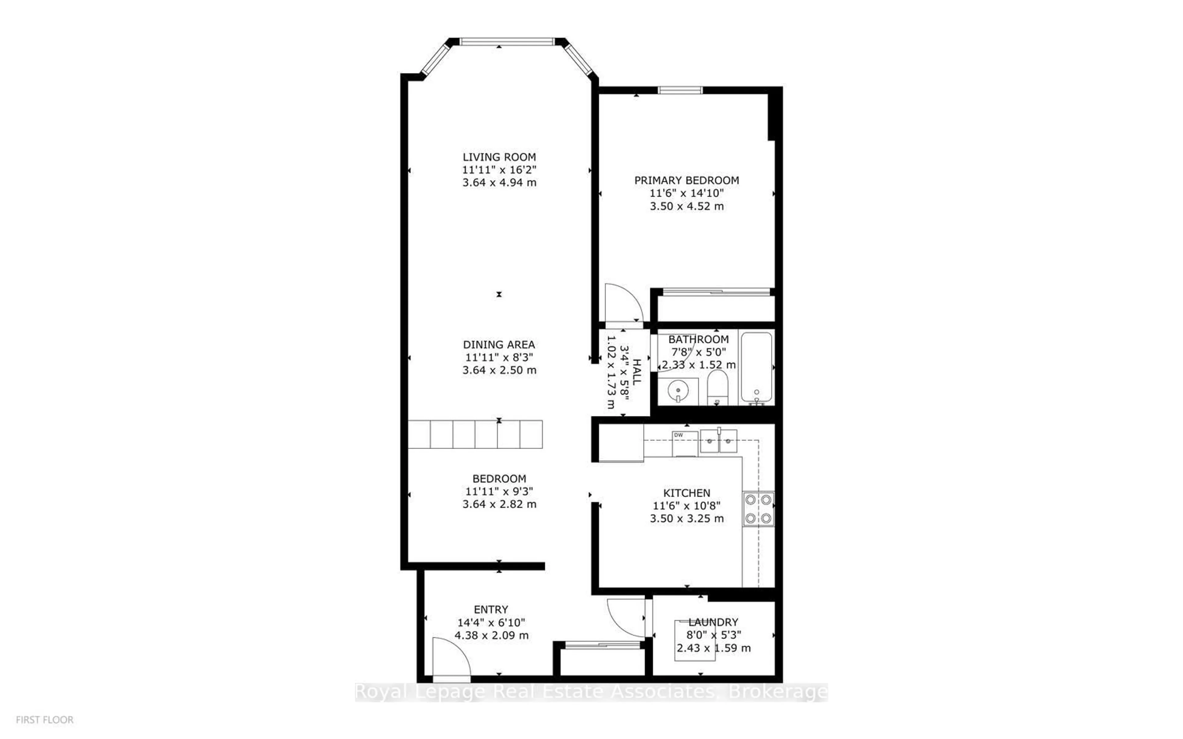 Floor plan for 55 Green Valley Dr #1502, Kitchener Ontario N2P 1Z6