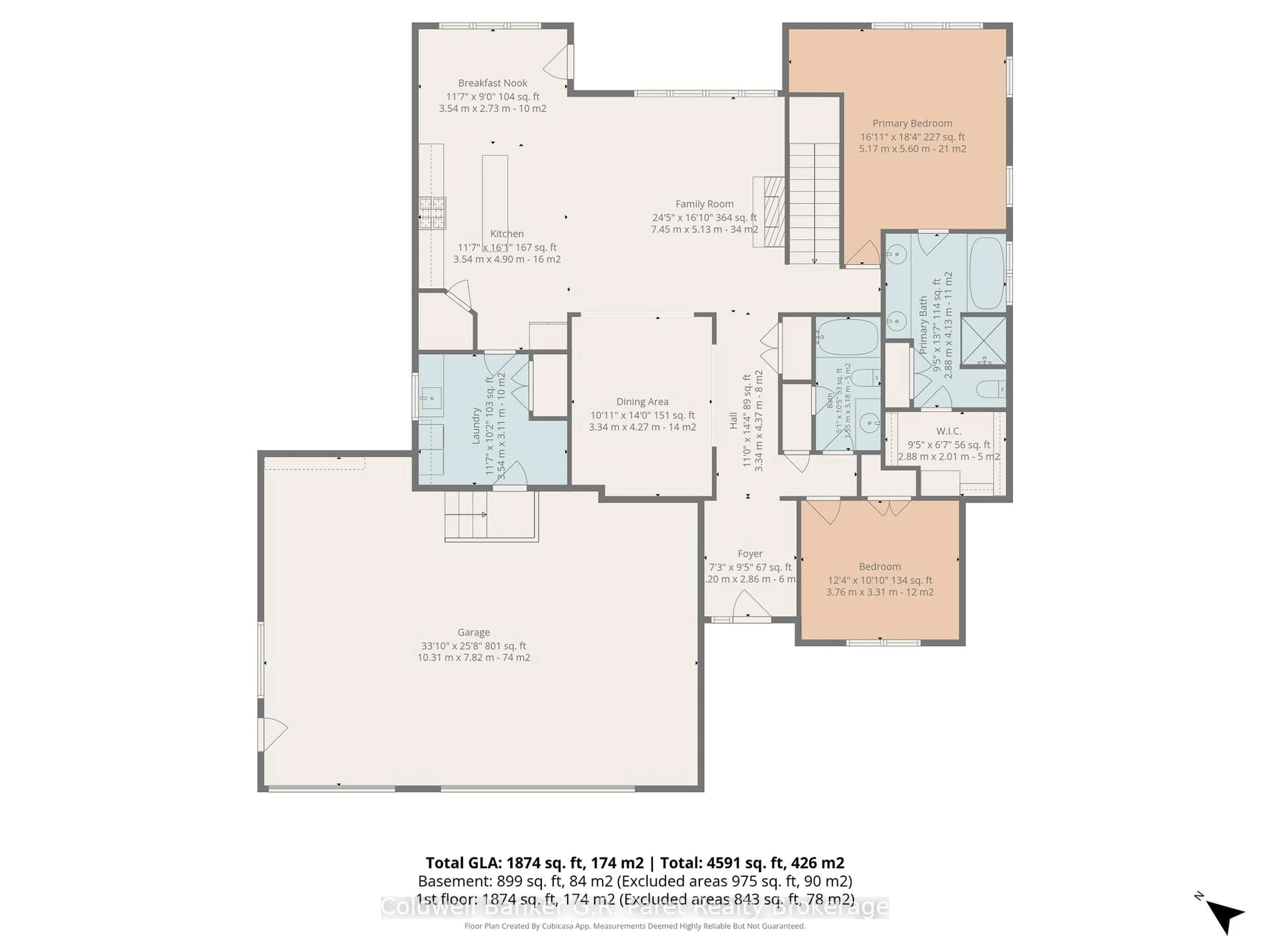 Floor plan for 10151 Pinery Bluffs Rd, Lambton Shores Ontario N0M 1T0