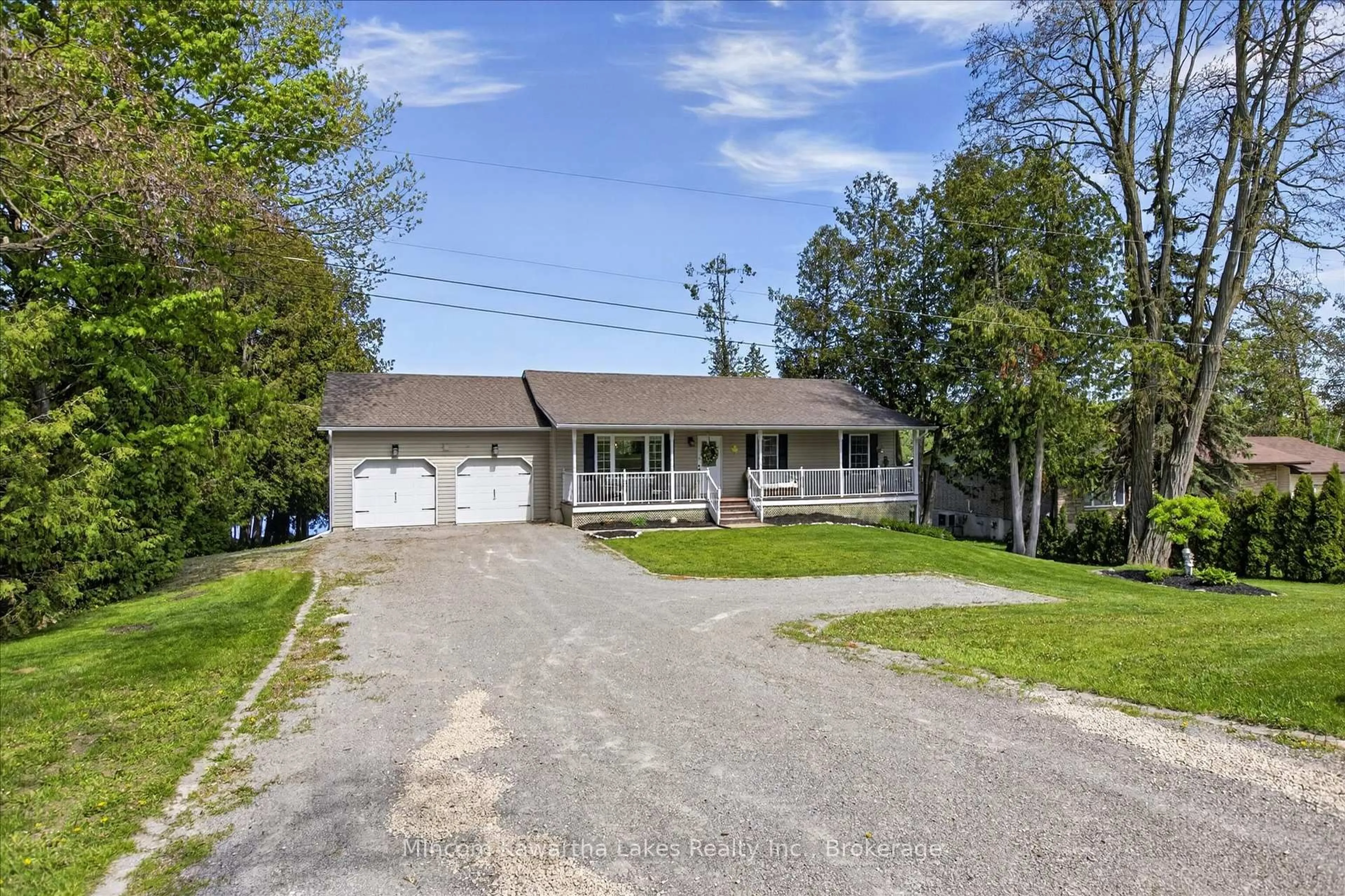 A pic from outside/outdoor area/front of a property/back of a property/a pic from drone, street for 46 LAWRENCE St, Kawartha Lakes Ontario K9J 6X3