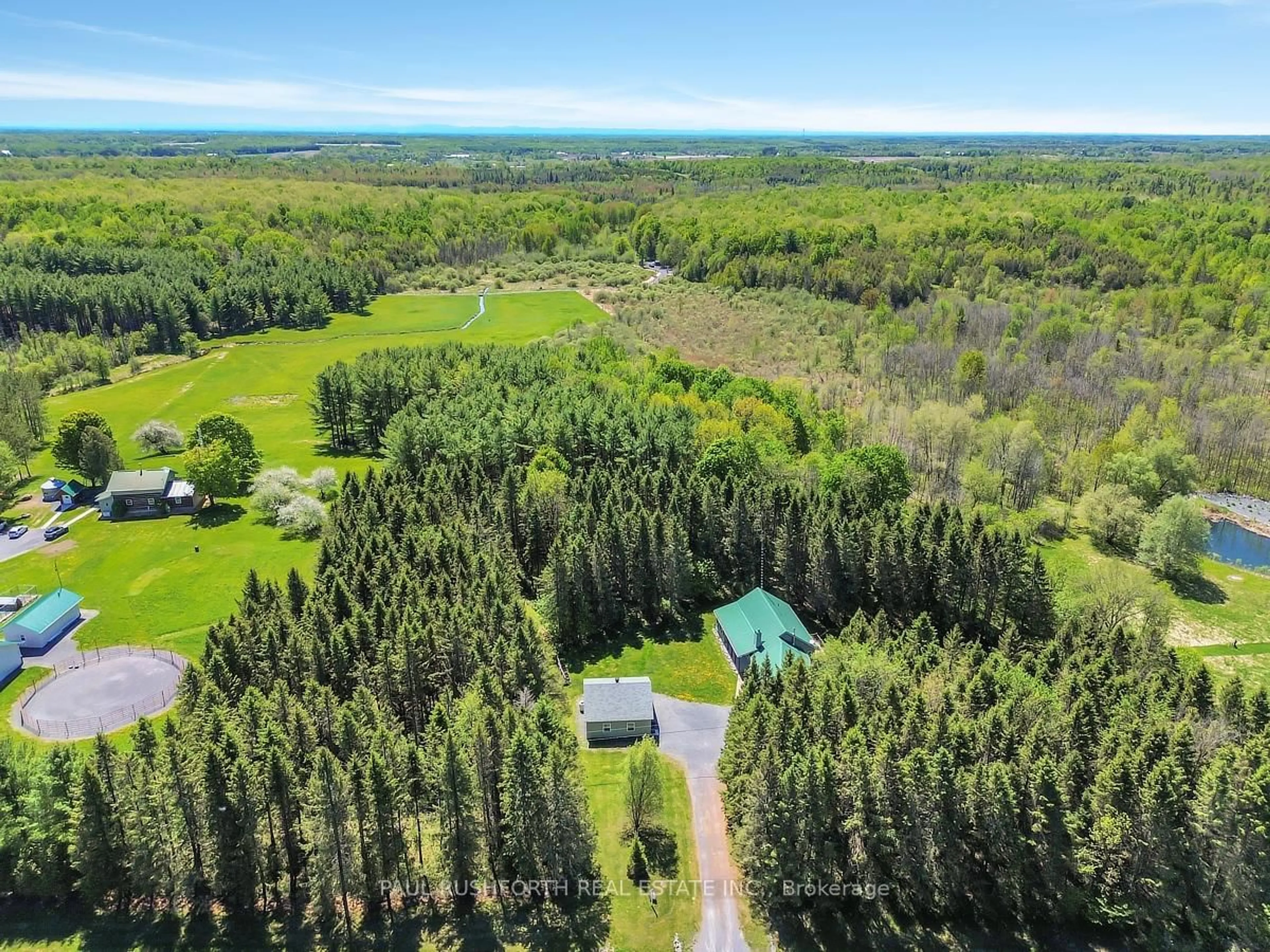 A pic from outside/outdoor area/front of a property/back of a property/a pic from drone, forest/trees view for 19474 Kenyon Conc Rd 1 Rd, North Glengarry Ontario K0C 1B0