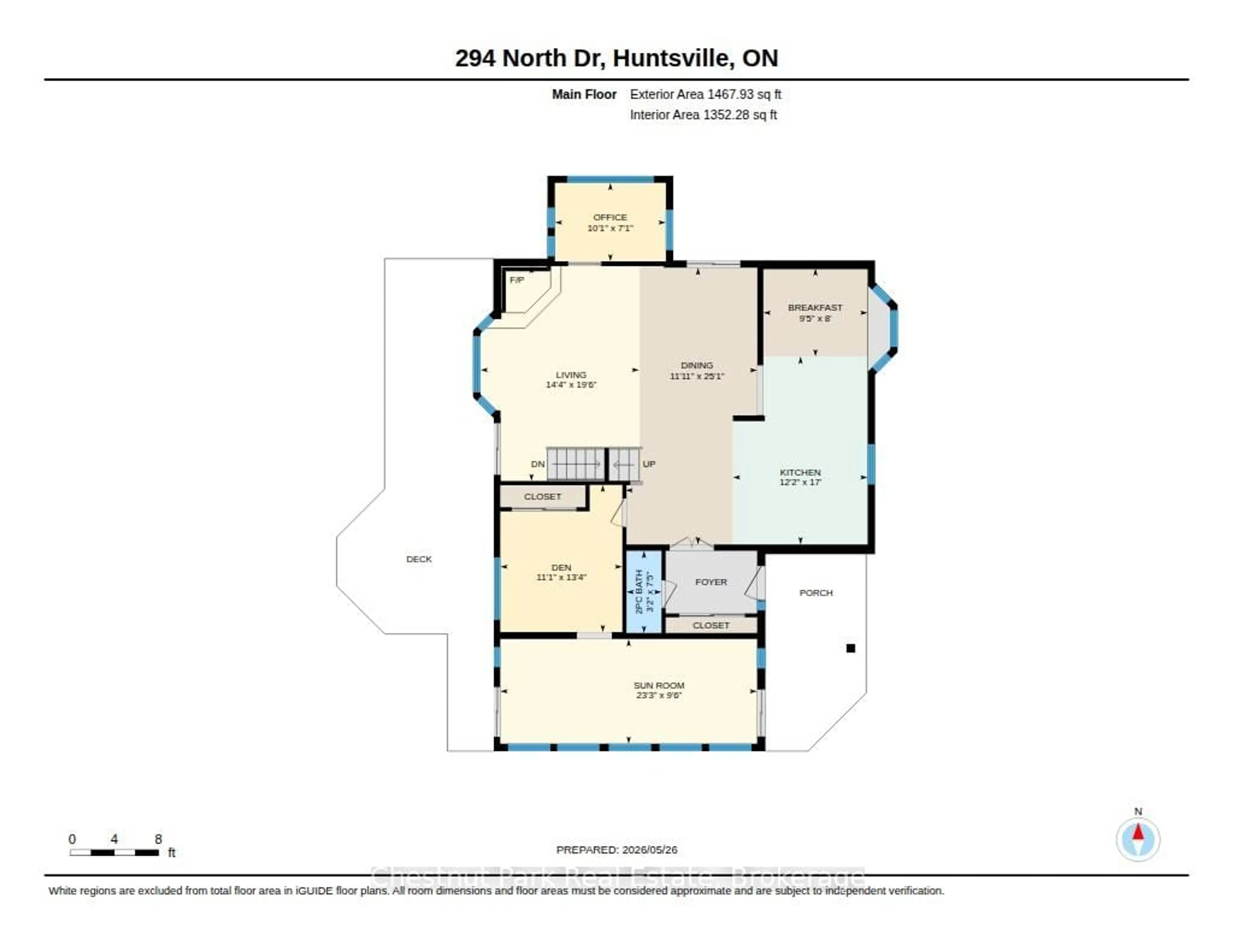 Floor plan for 294 North Dr, Huntsville Ontario P1H 2J2