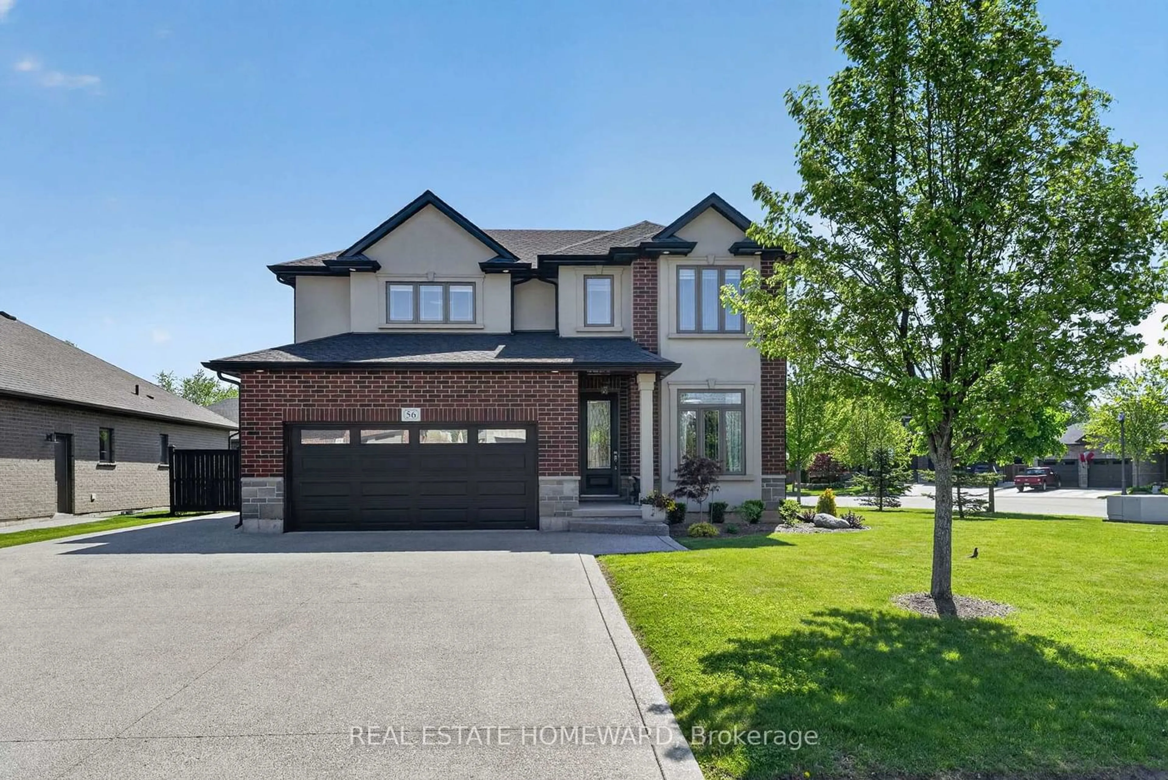Home with brick exterior material, street for 56 Calista Dr, Welland Ontario L3C 7G8