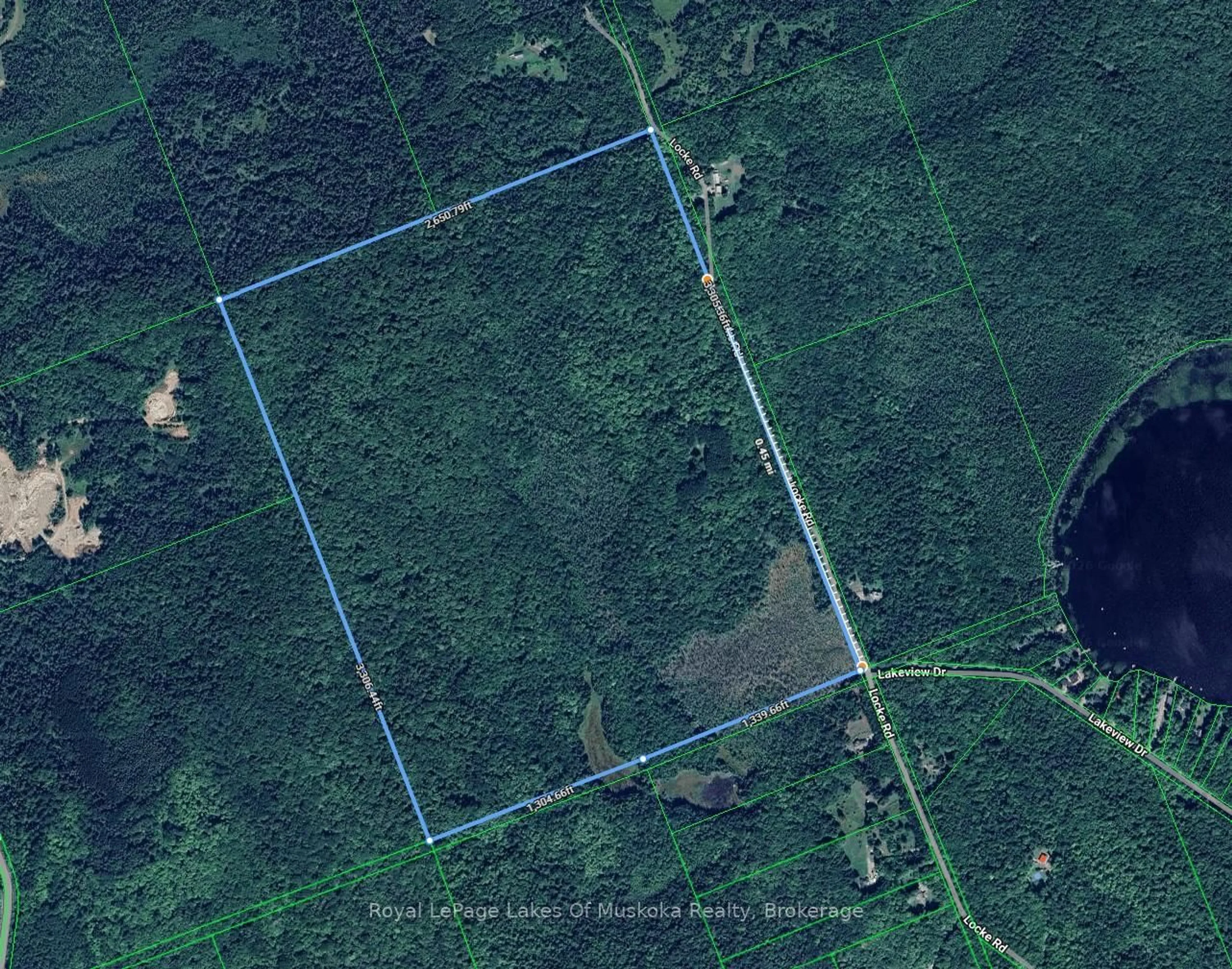 Picture of a map for 386 Locke's Rd, Perry Ontario P0A 1R0