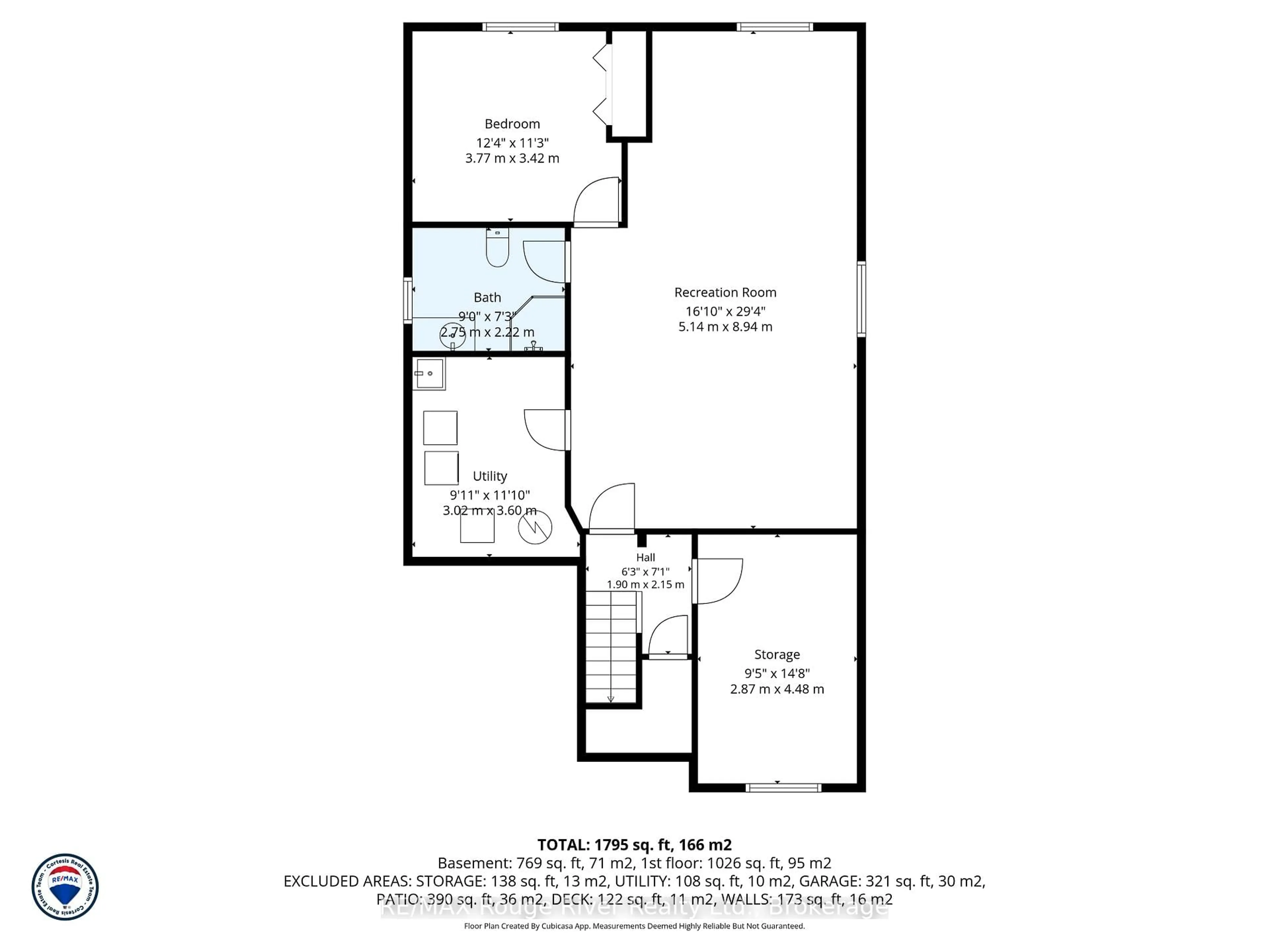 Floor plan for 795 Munson Cres, Cobourg Ontario K9A 5N9