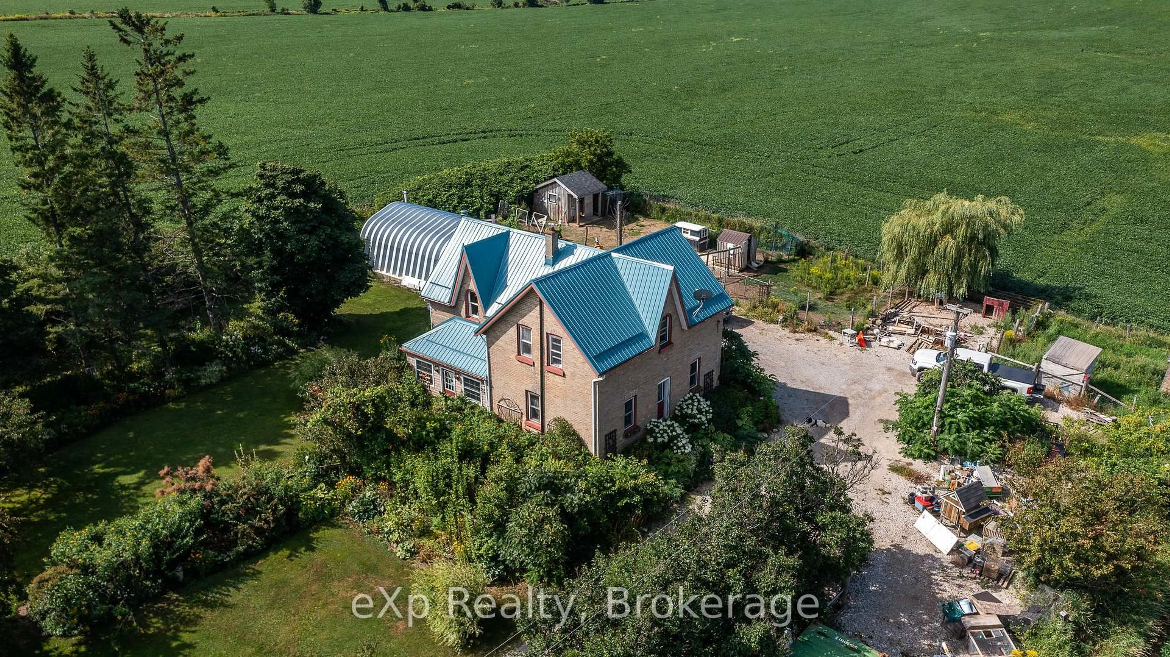 A pic from outside/outdoor area/front of a property/back of a property/a pic from drone, building for 1097 6 Highway, South Bruce Peninsula Ontario N0H 1X0