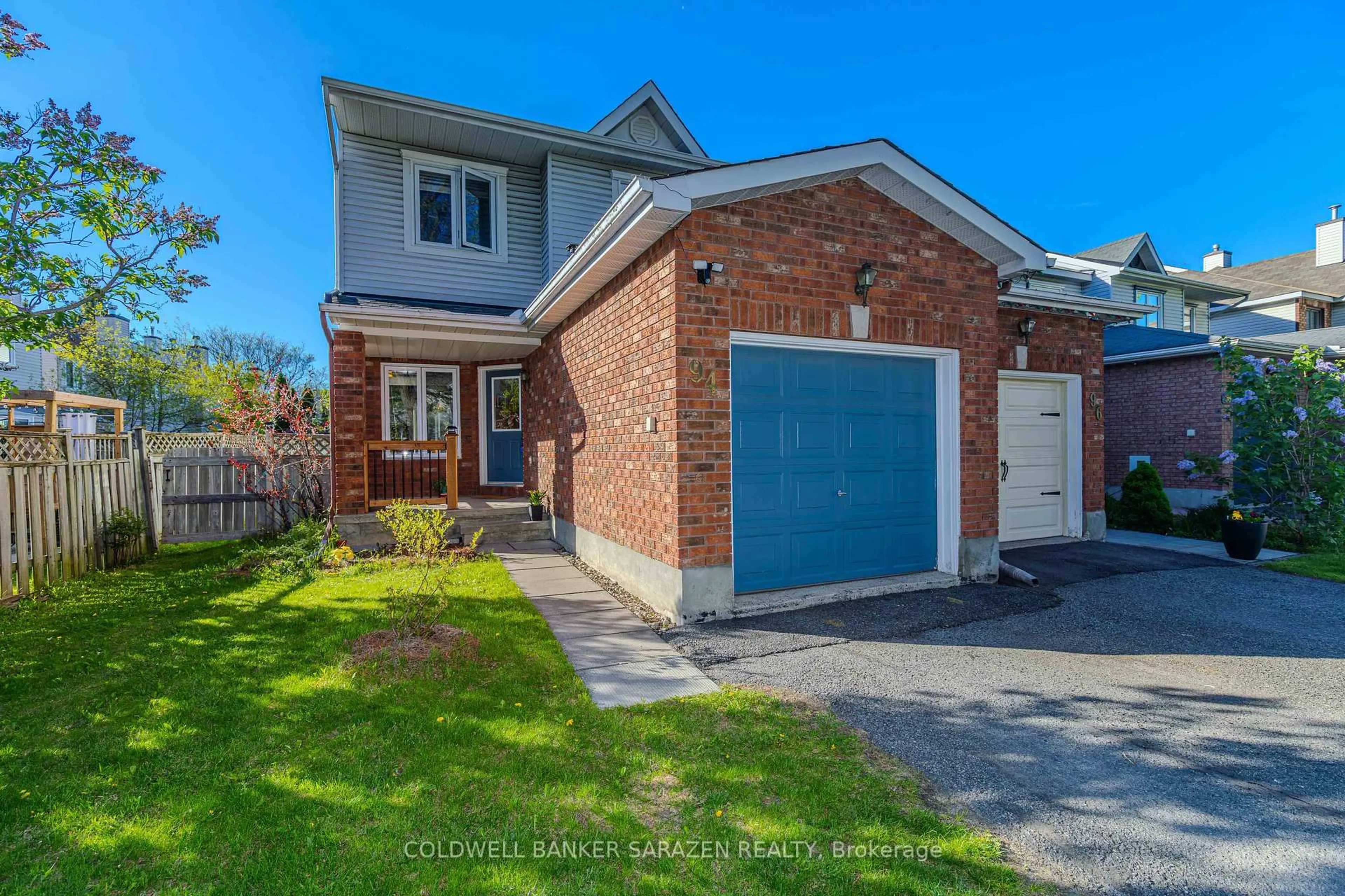 Home with brick exterior material, street for 94 Markland Cres, Ottawa Ontario K2G 5Z7