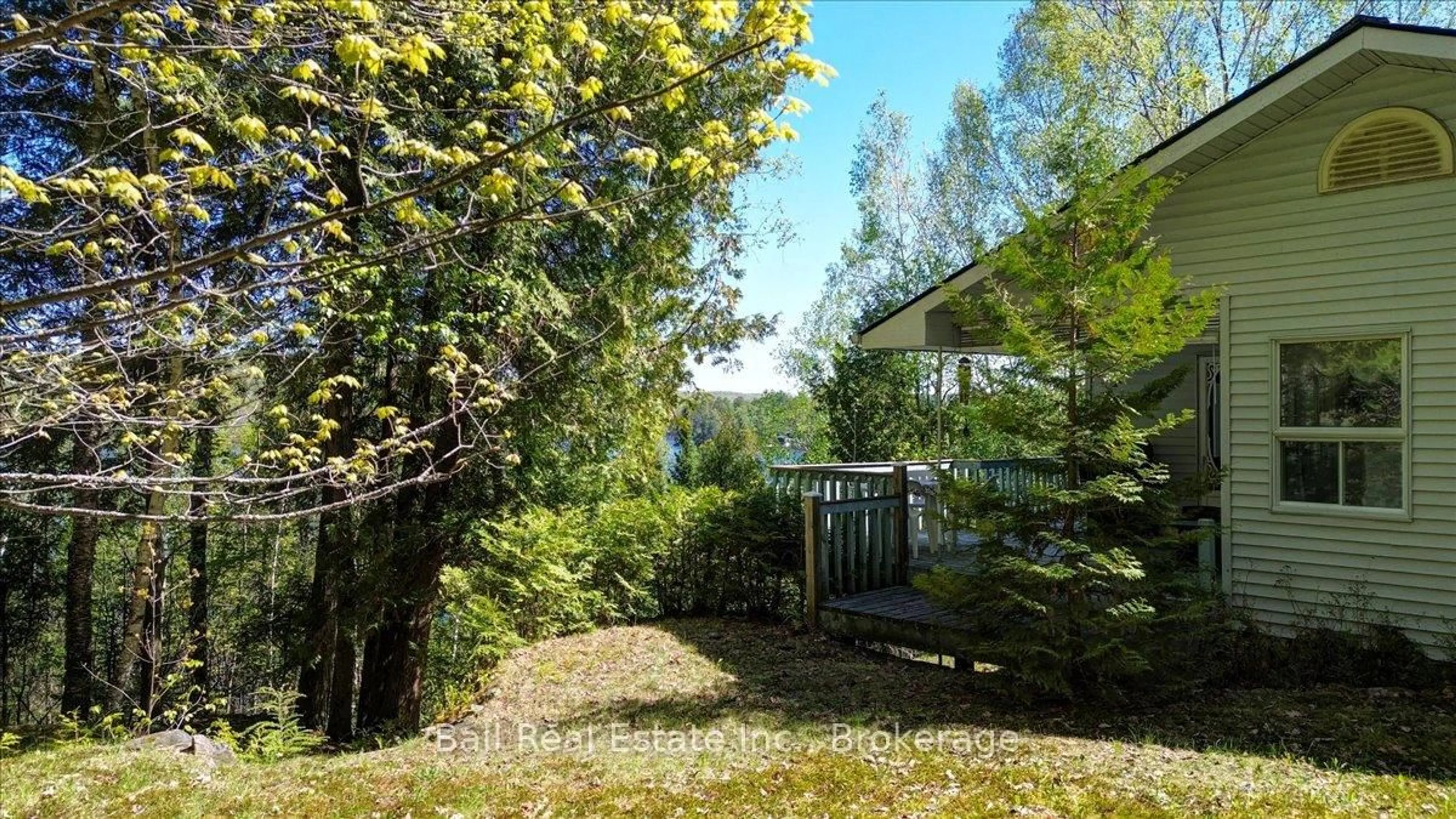 Patio, forest/trees view for 134 Millionaires Walk, Bancroft Ontario K0L 1C0