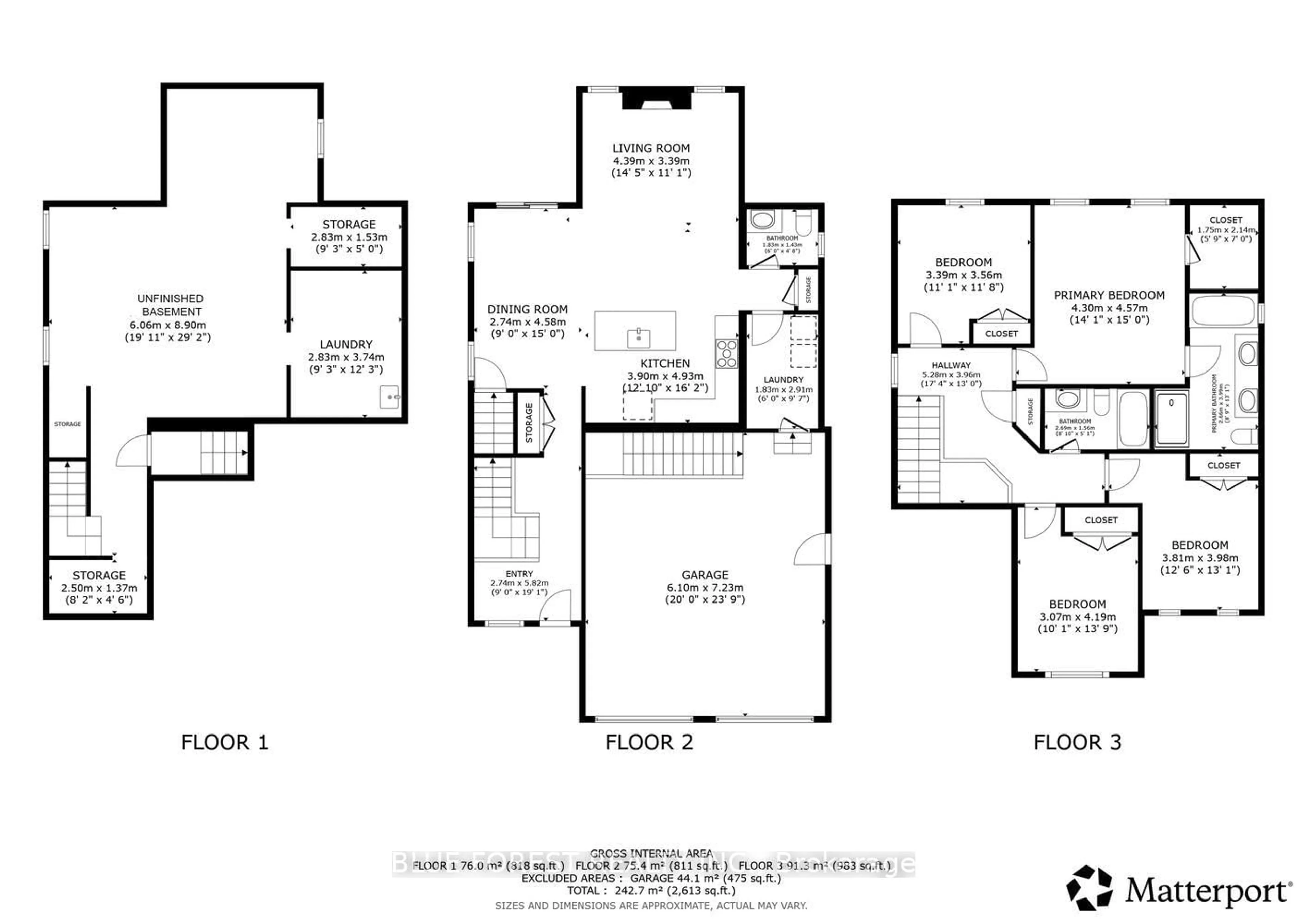 Floor plan for 37 Evylean Crt, St. Thomas Ontario N5R 0P6