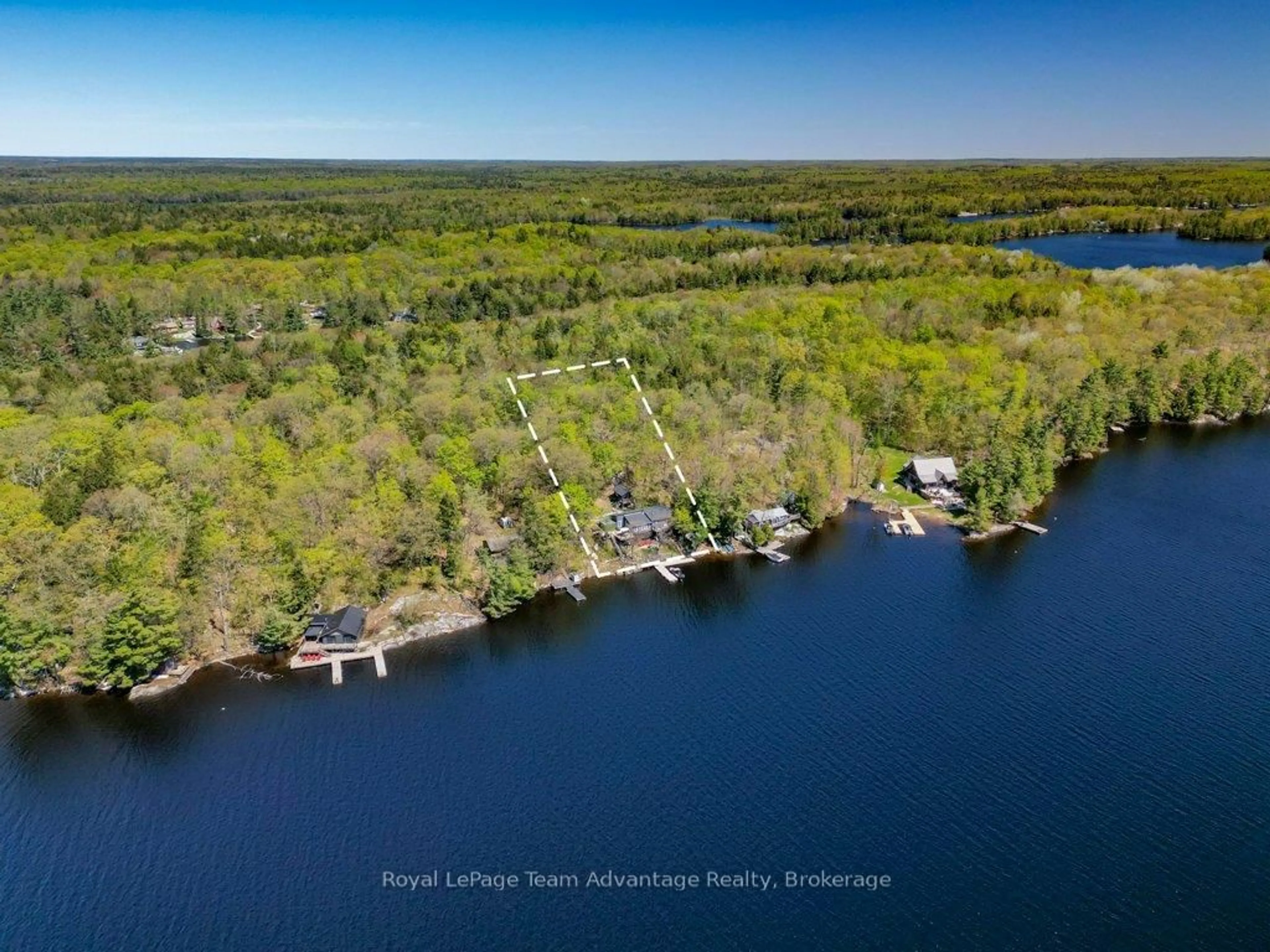 A pic from outside/outdoor area/front of a property/back of a property/a pic from drone, water/lake/river/ocean view for 362 Healey Lake Water, The Archipelago Ontario P0G 1G0