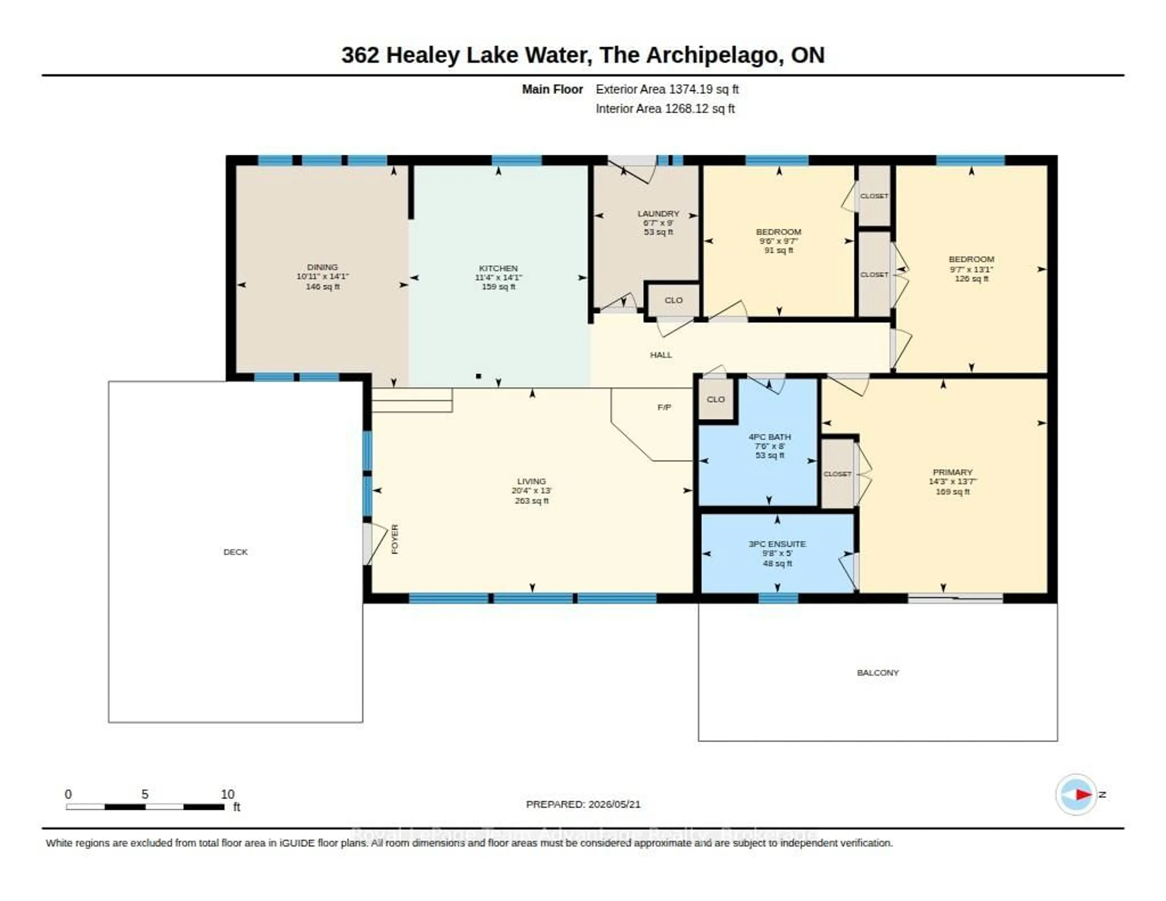 Floor plan for 362 Healey Lake Water, The Archipelago Ontario P0G 1G0